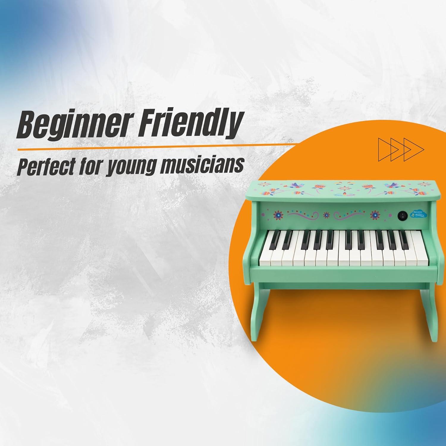 Piano Digital de Madera Marmelada 25 Teclas para Niños 3+