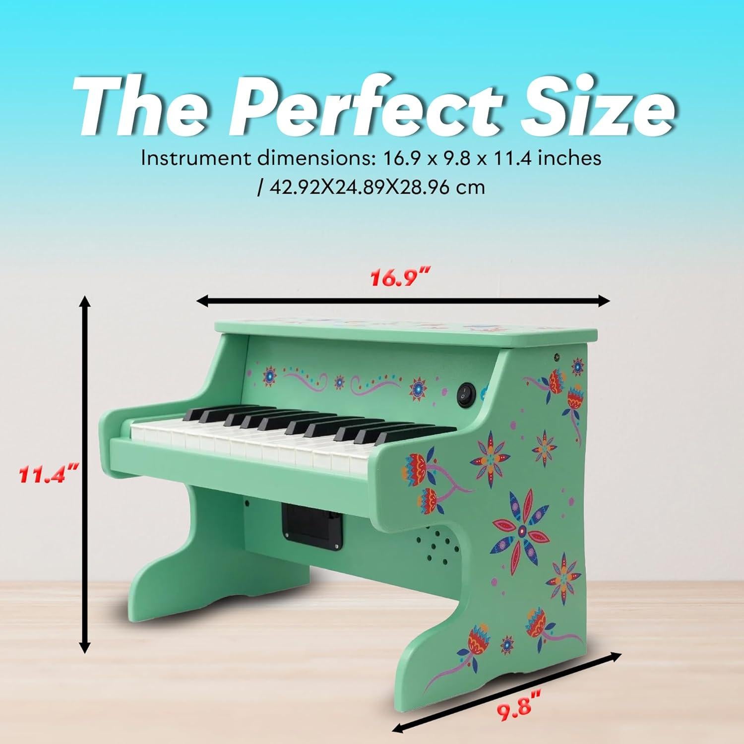 Piano Digital de Madera Marmelada 25 Teclas para Niños 3+