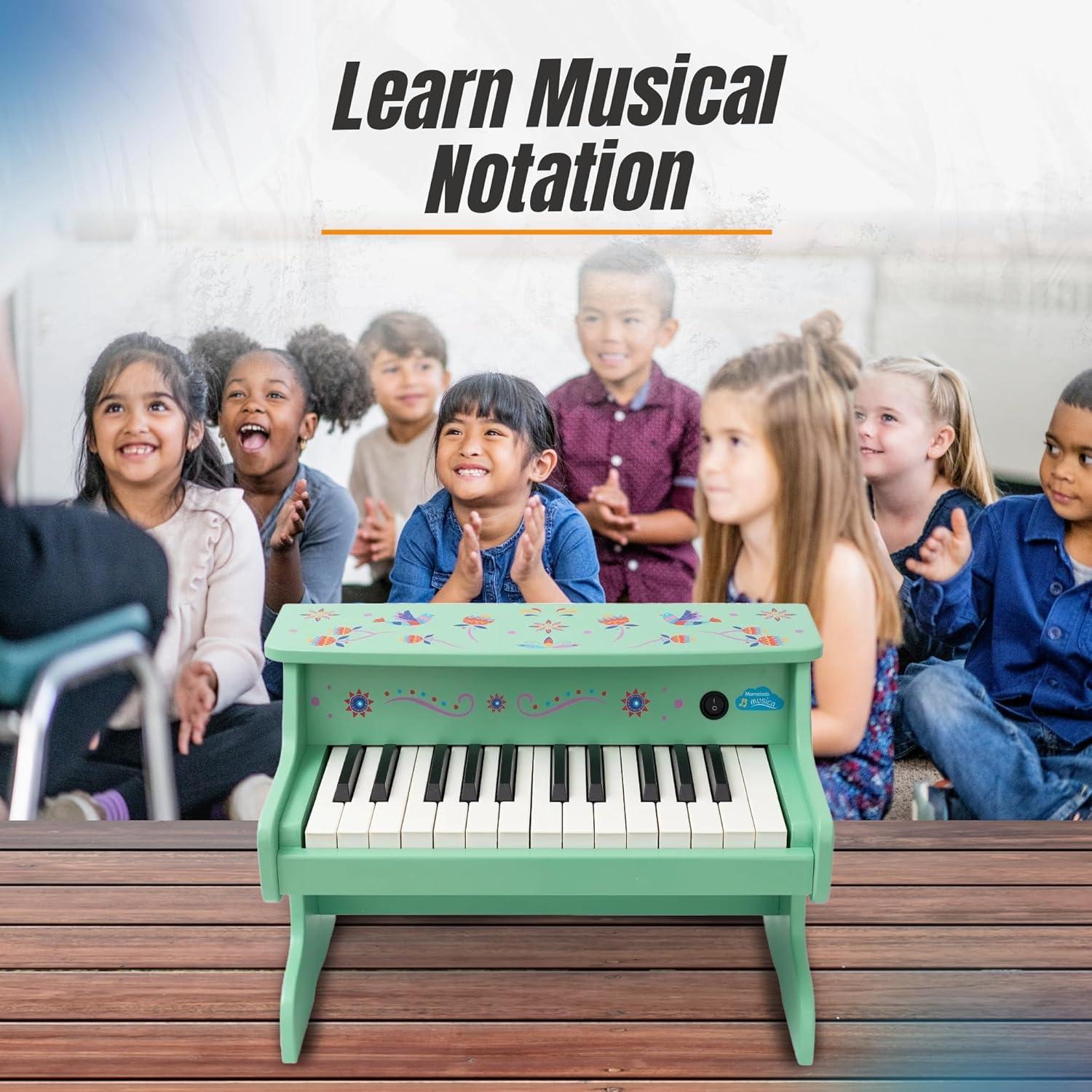 Piano Digital de Madera Marmelada 25 Teclas para Niños 3+