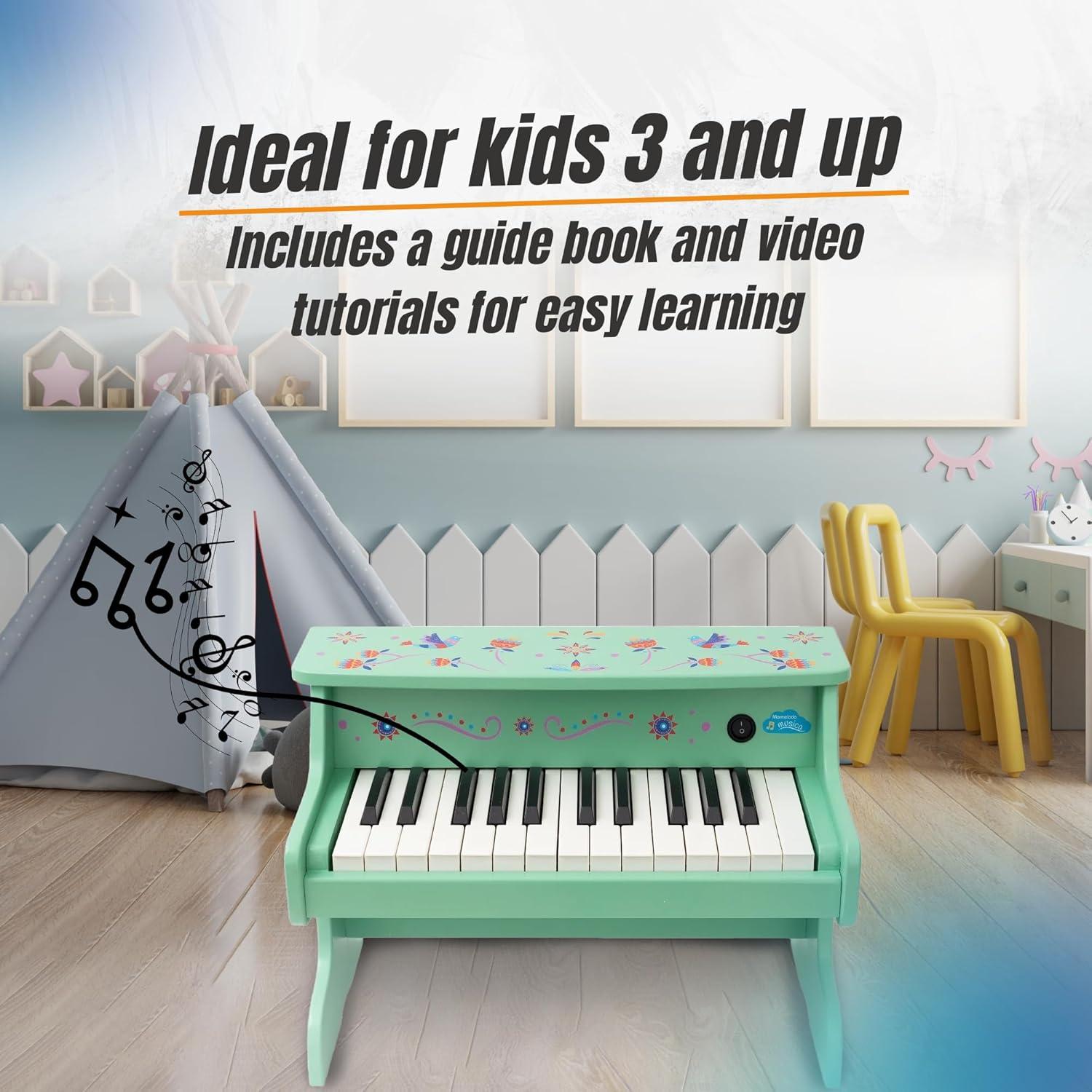 Piano Digital de Madera Marmelada 25 Teclas para Niños 3+