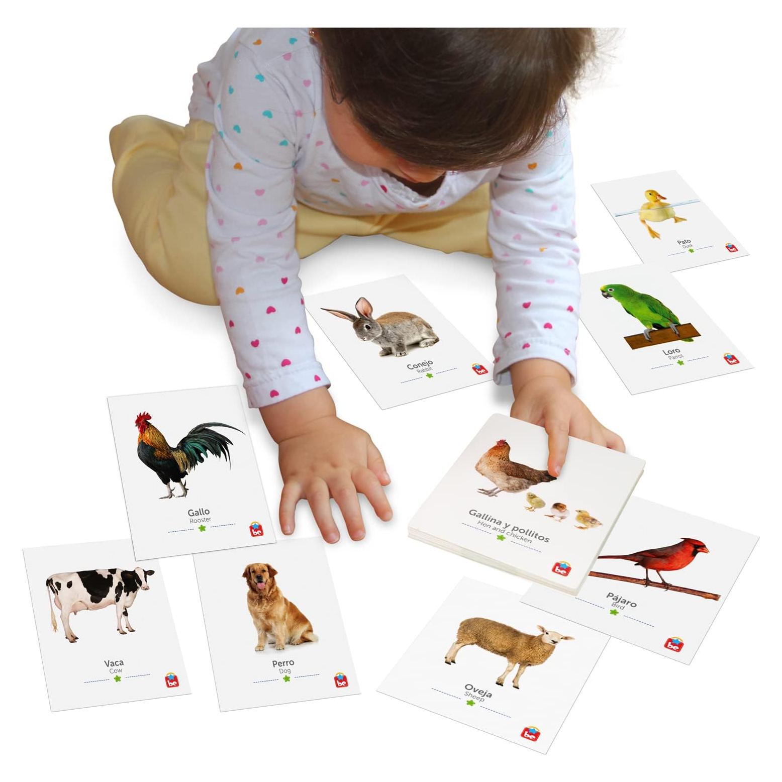 Tarjetas Didácticas Tool-be Animales de Granja 18 Piezas