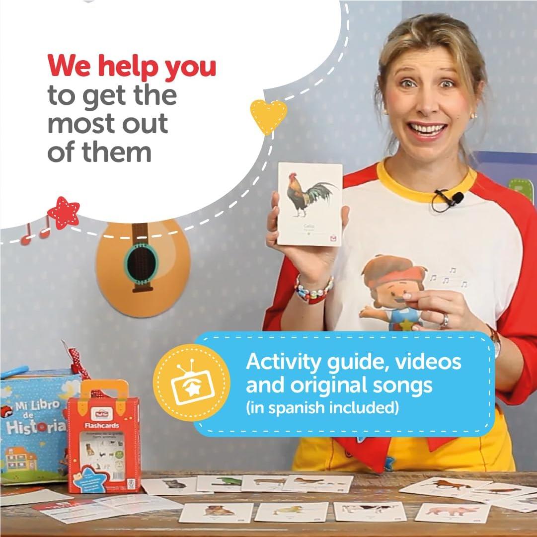 Tarjetas Didácticas Tool-be Animales de Granja 18 Piezas