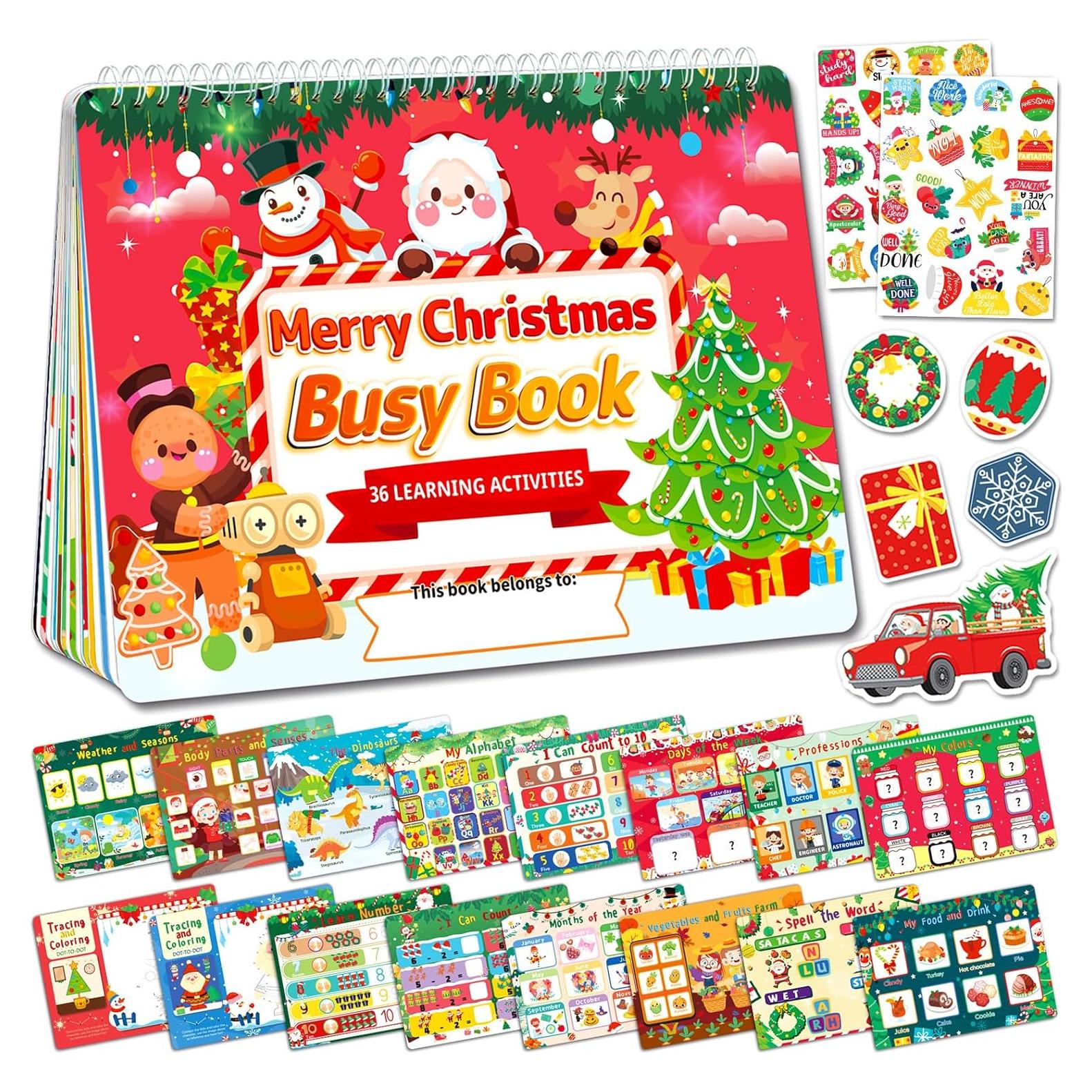 Libro Ocupado Montessori HomSeon 36 Páginas 0-6 Años