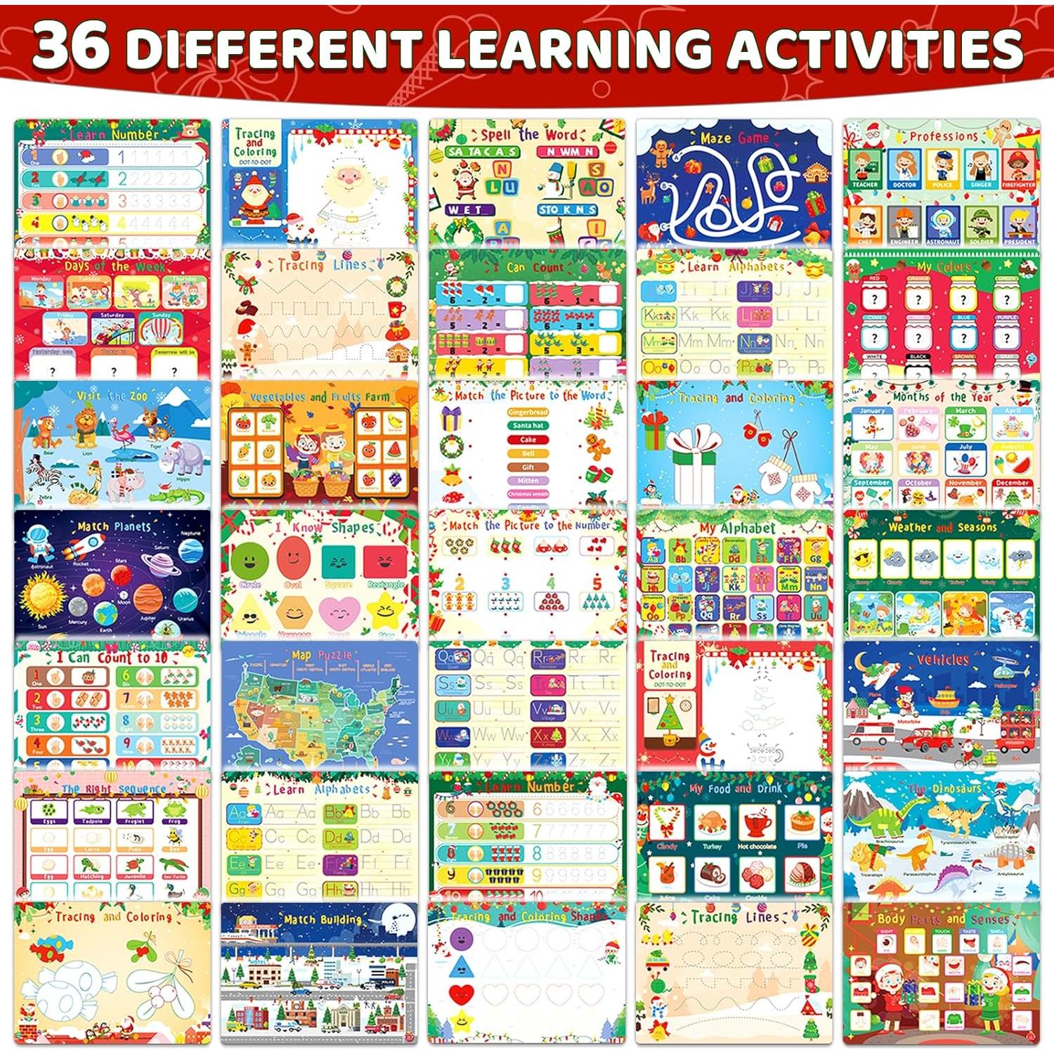 Libro Ocupado Montessori HomSeon 36 Páginas 0-6 Años