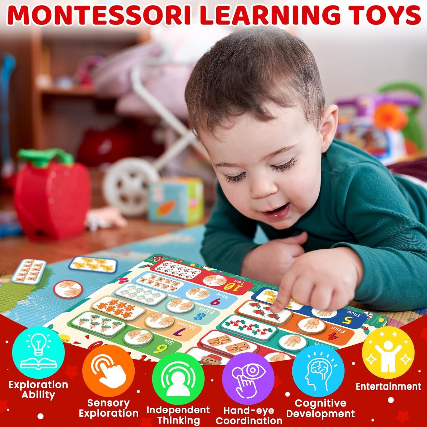 Libro Ocupado Montessori HomSeon 36 Páginas 0-6 Años