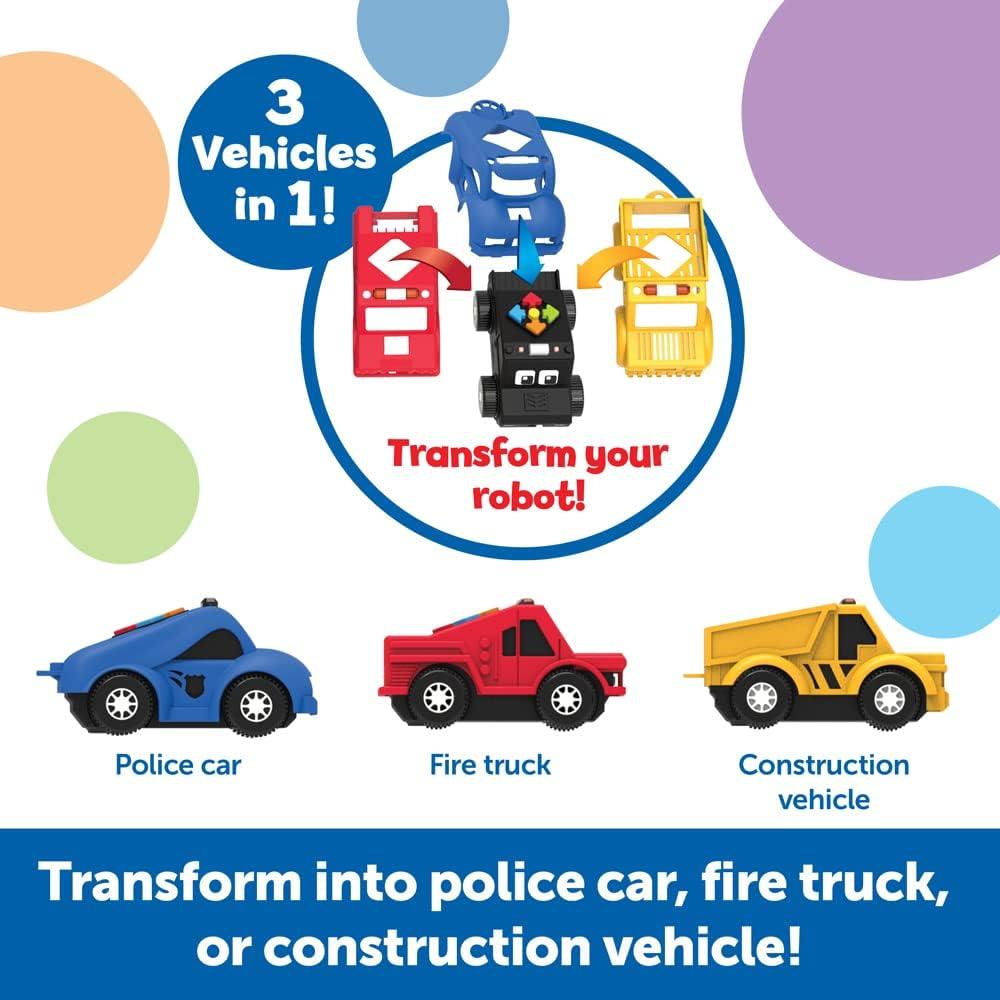 Robot de Rescate Switcheroo Crew - Juguete de Codificación STEM