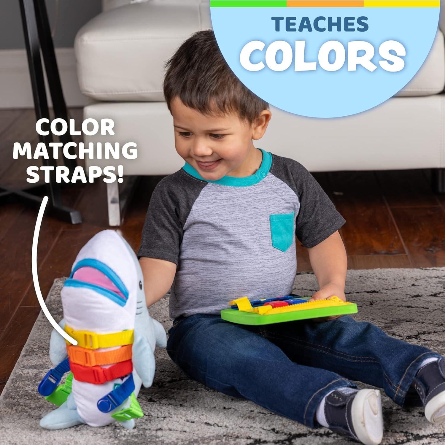 Peluche Tiburón Bruce Buckle Toys - Juguete Educativo 38x12.7 cm