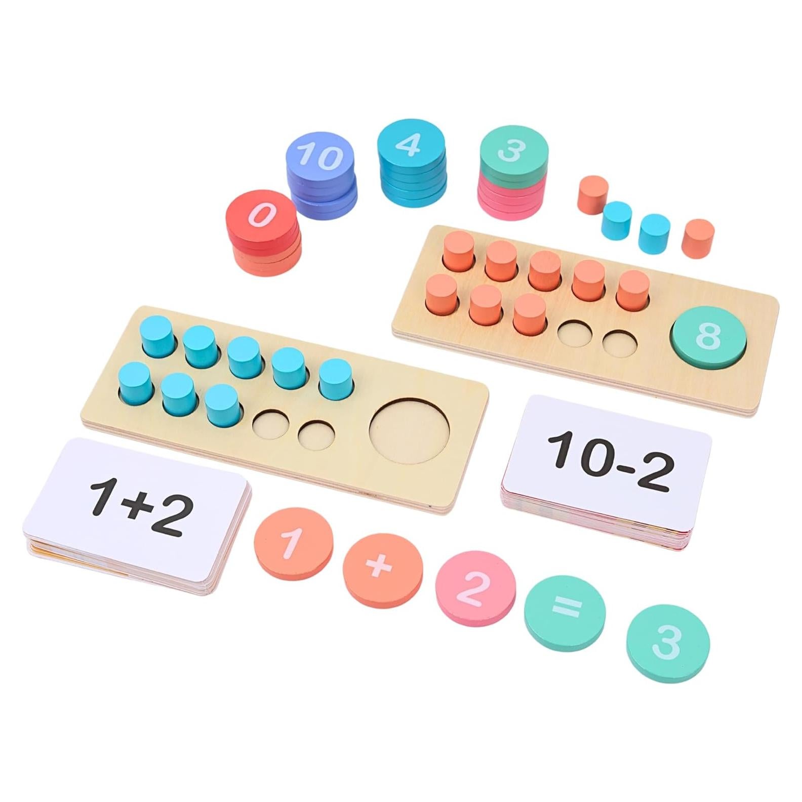 Juguete de Aprendizaje Matemático de Madera Montessori - 0.45 kg