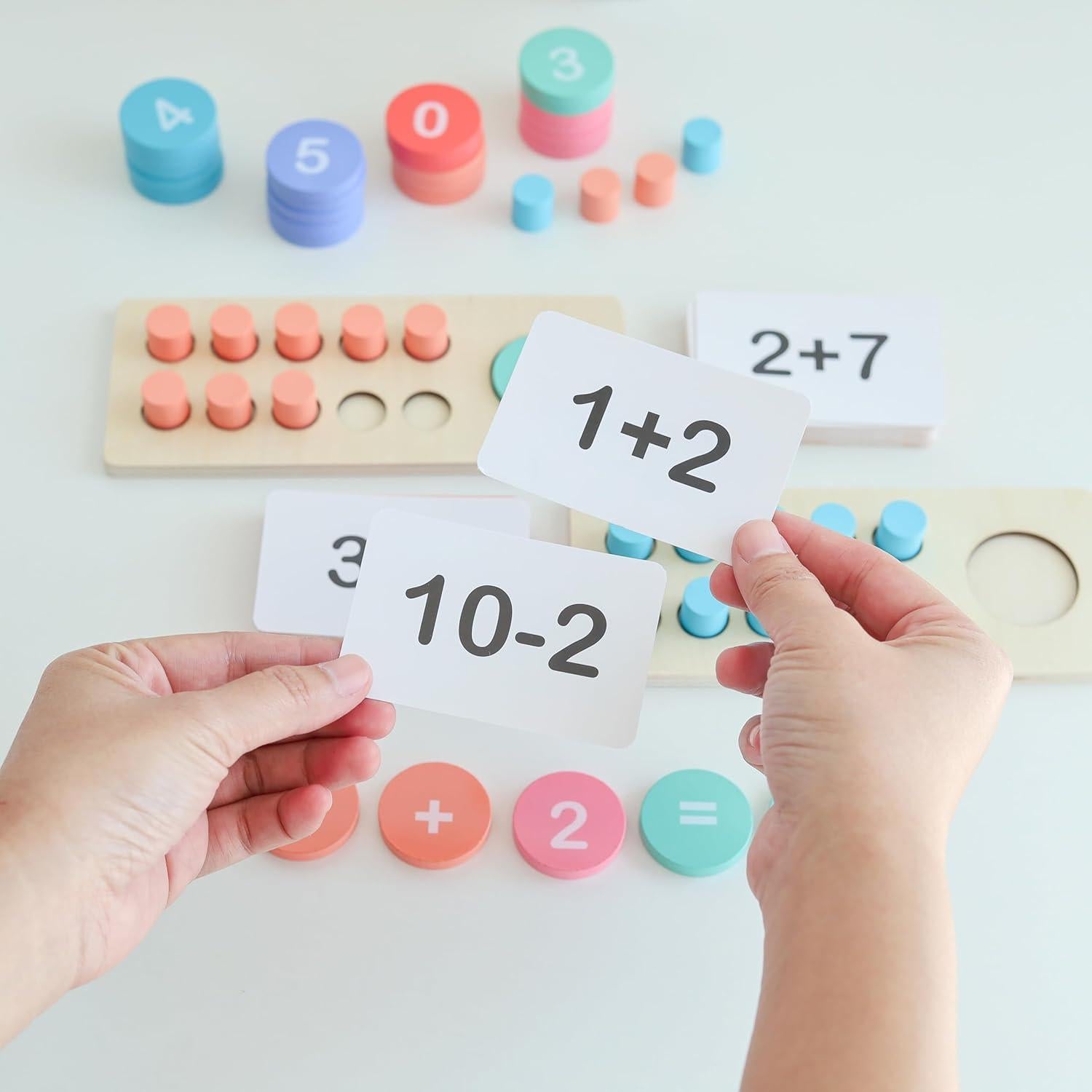 Juguete de Aprendizaje Matemático de Madera Montessori - 0.45 kg