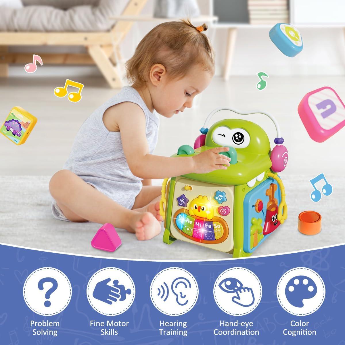 Cubo de Actividades 8 en 1 Qizebaby para Bebés 18+ Meses