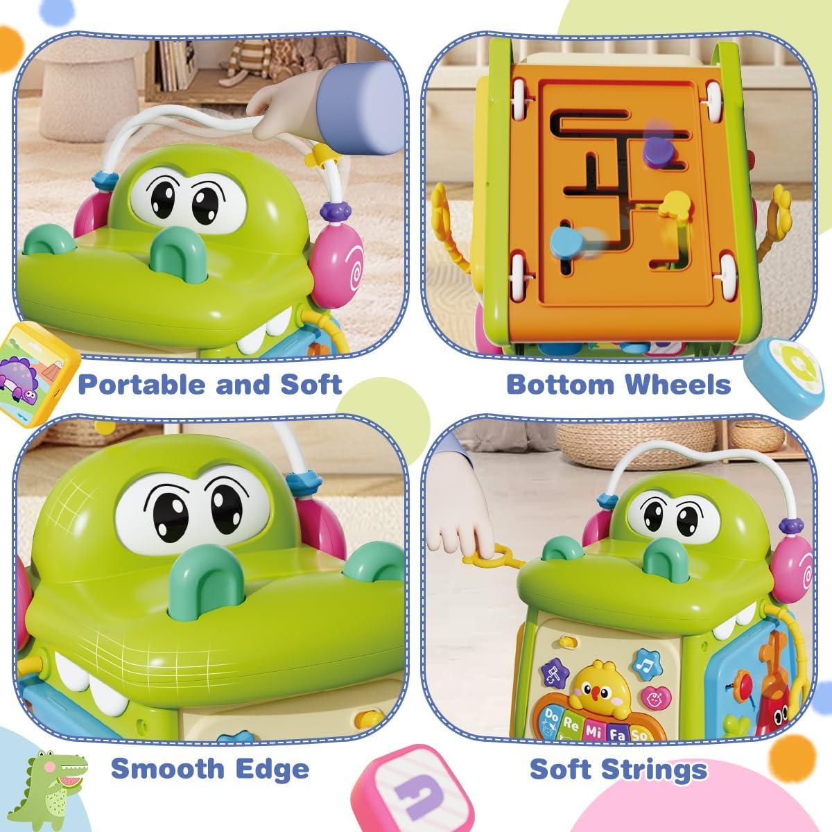 Cubo de Actividades 8 en 1 Qizebaby para Bebés 18+ Meses