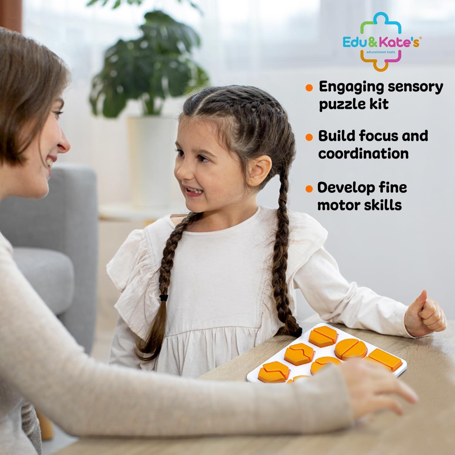 Juego de Emparejamiento de Formas Edu&Kate - Montessori 54 Piezas