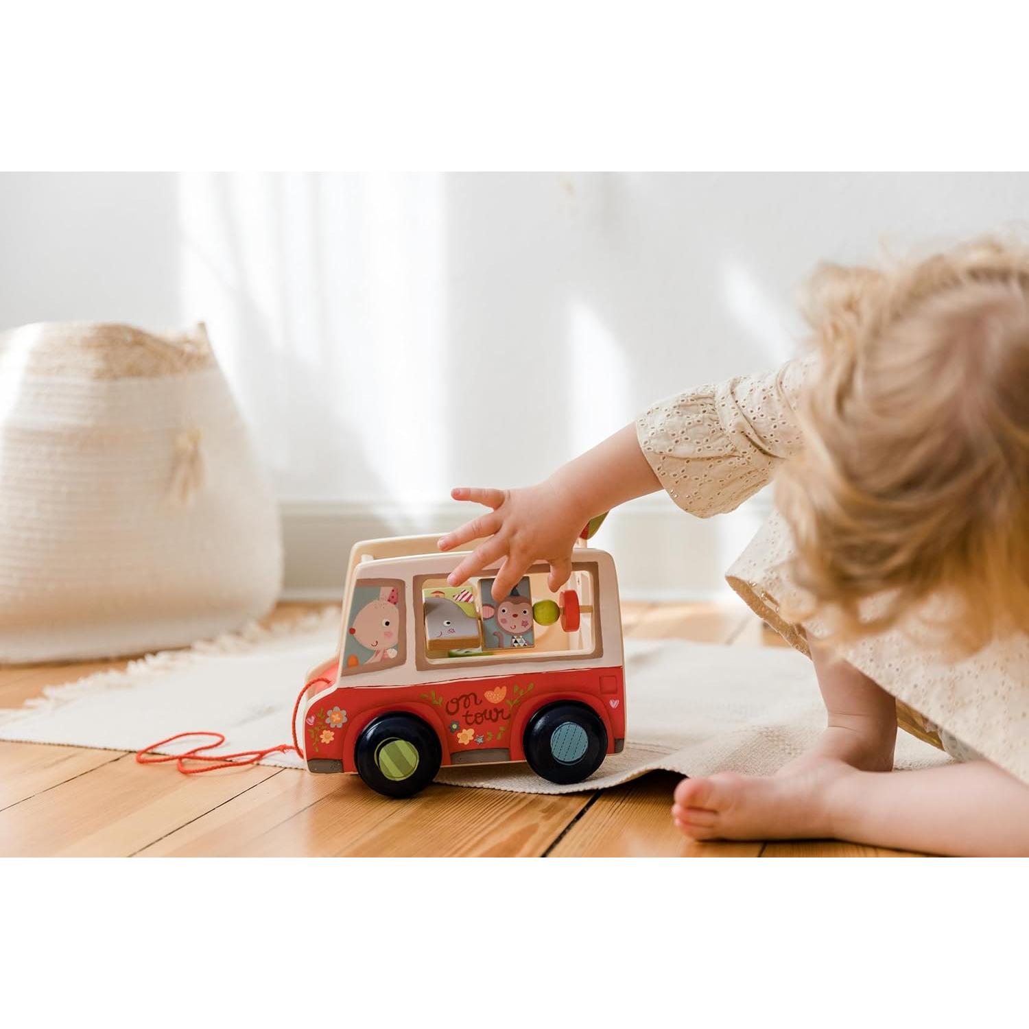 Juguete de Arrastre de Madera Bababoo 12+ Meses 22.86x20.32cm