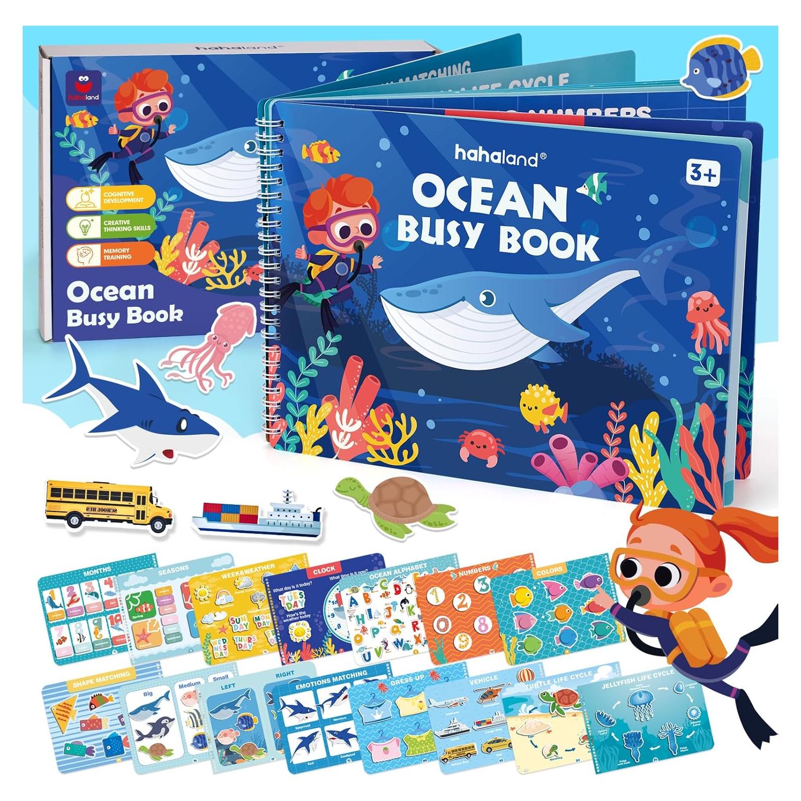 Libro Ocupado Temático Océano Hahaland 27 Páginas 15 Conceptos