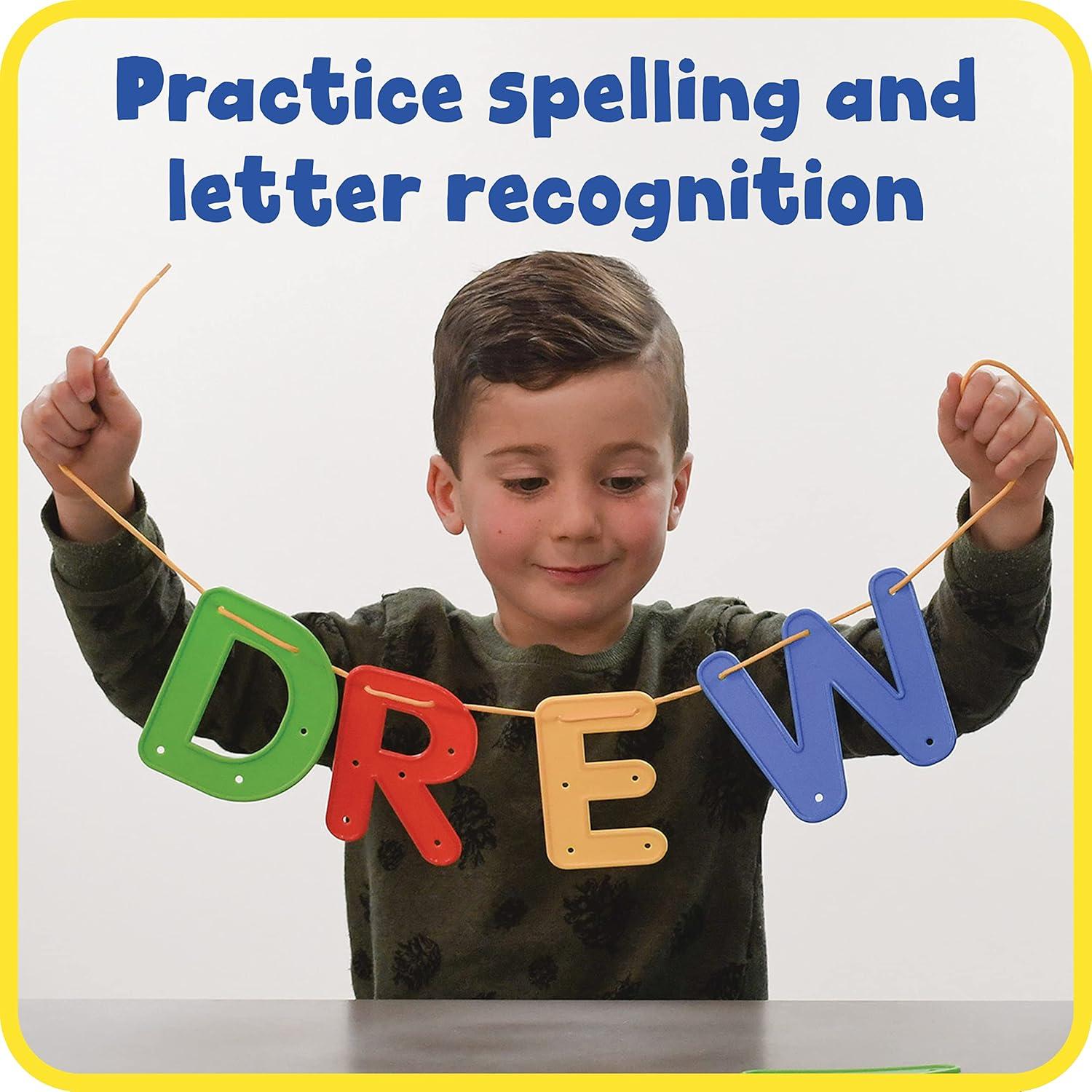 Juguete de Enhebrar Alfabeto Learning Advantage - 34 Piezas