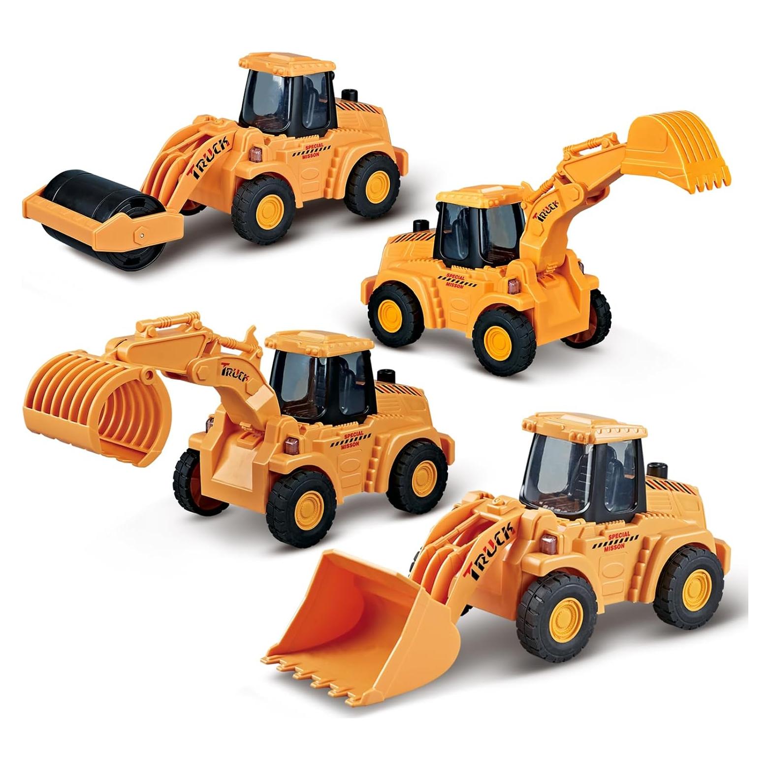 Juguetes de Construcción Veslier 4 Vehículos Fricción 3+ Años