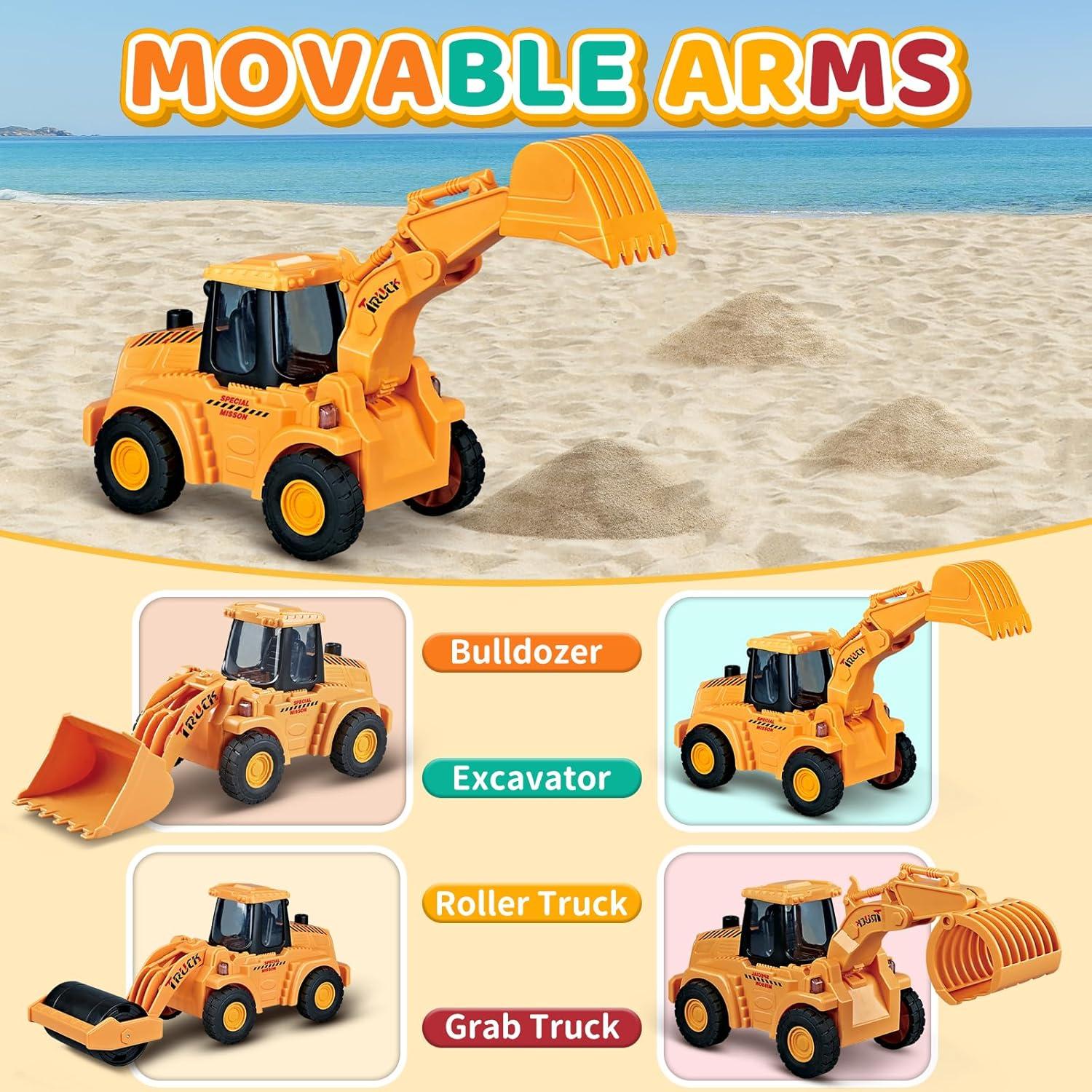 Juguetes de Construcción Veslier 4 Vehículos Fricción 3+ Años