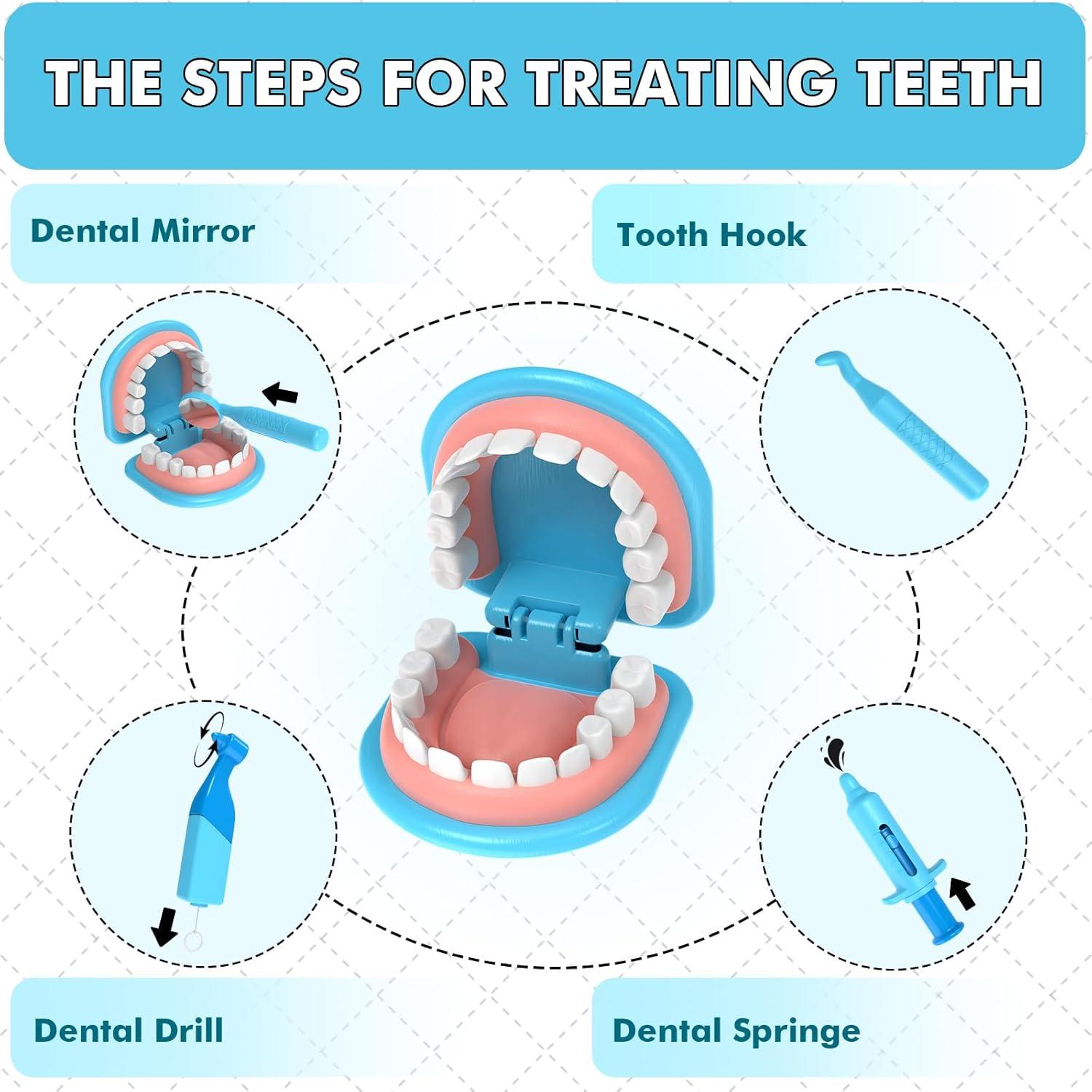 Juego de Dentista Trulloyoo para Niños 3 a 5 Años - Kit Educativo