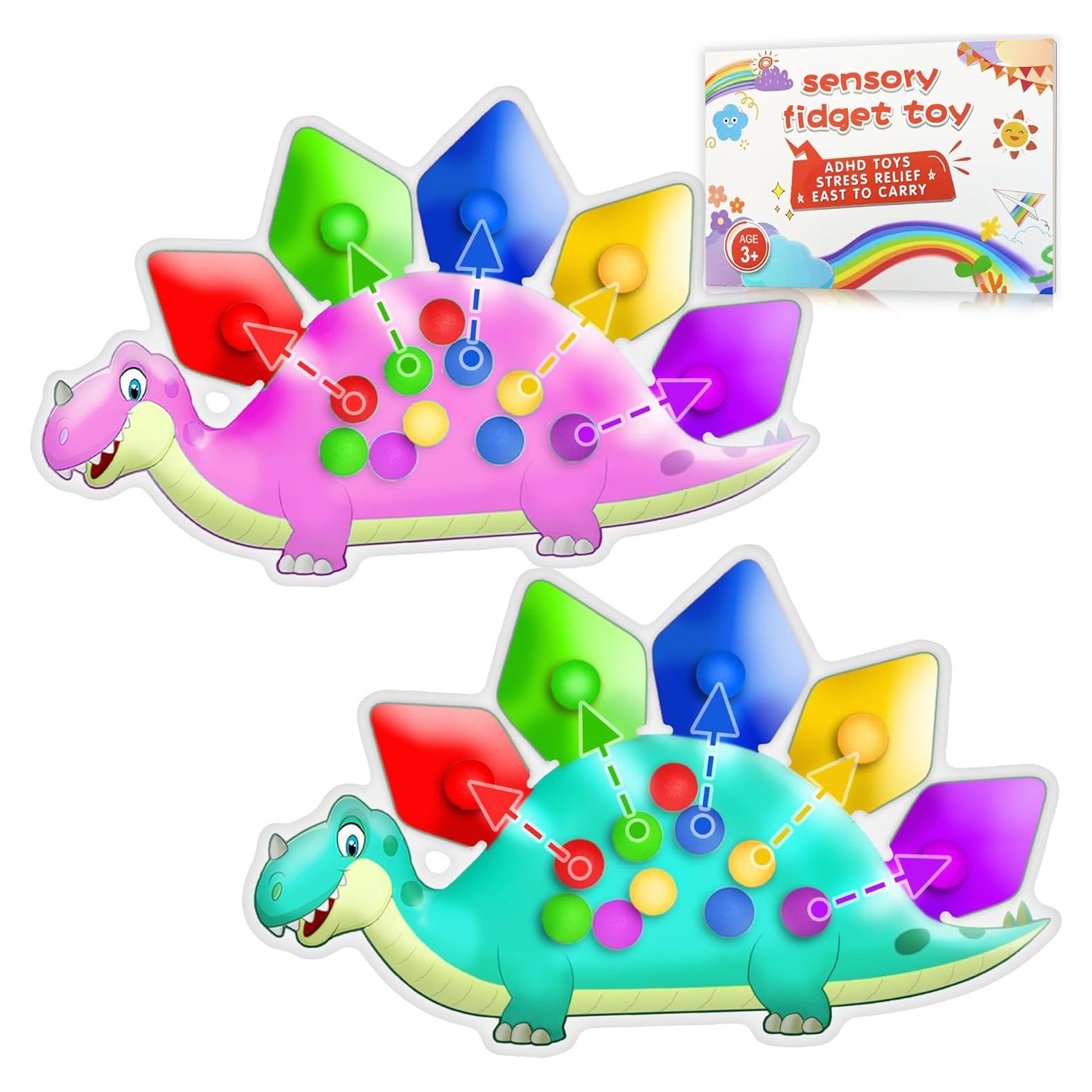 Juguetes Sensoriales de Clasificación de Colores UIIOPJIOM - Dinosaurios