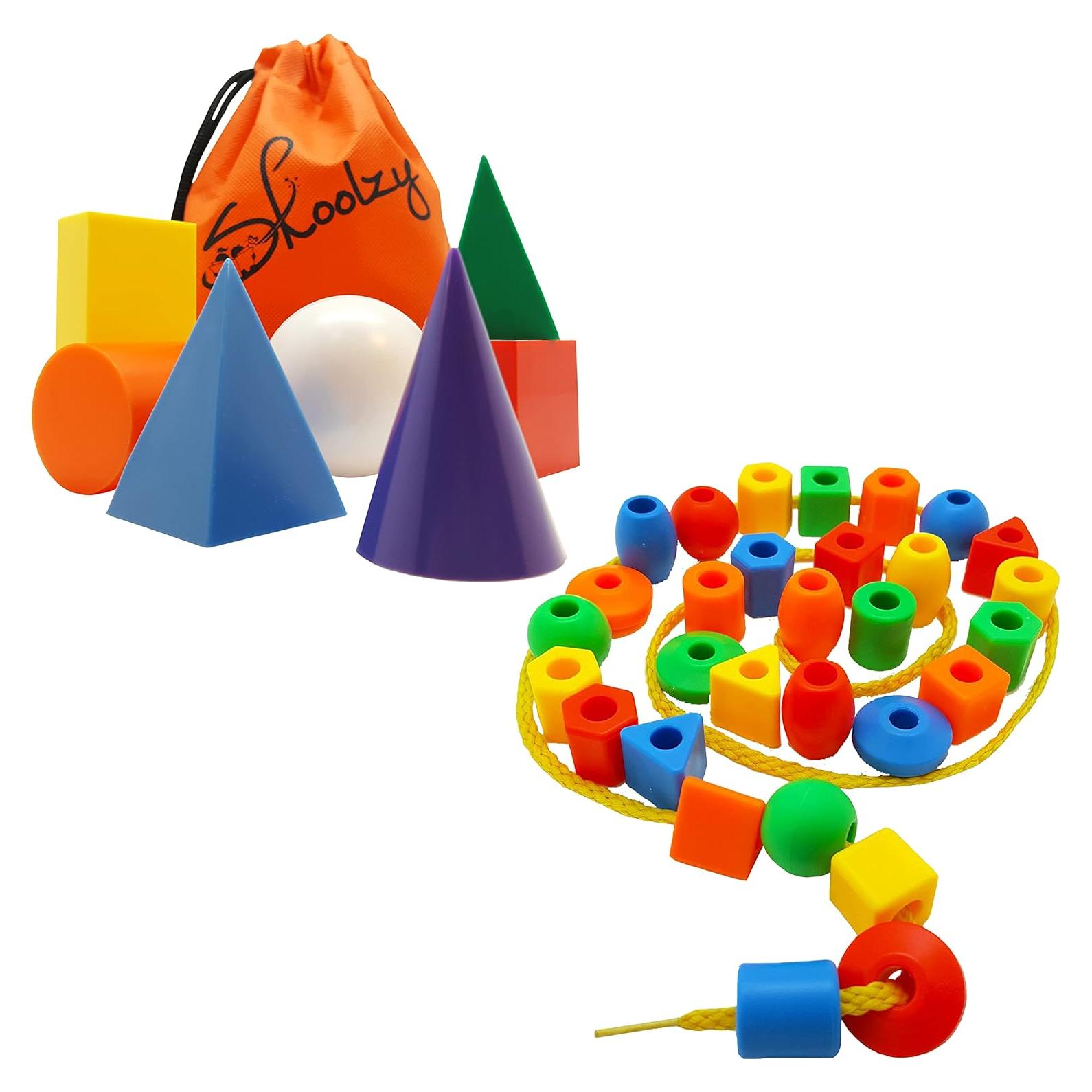 Cuentas de Enhebrar Skoolzy para Niños - Juguetes Montessori