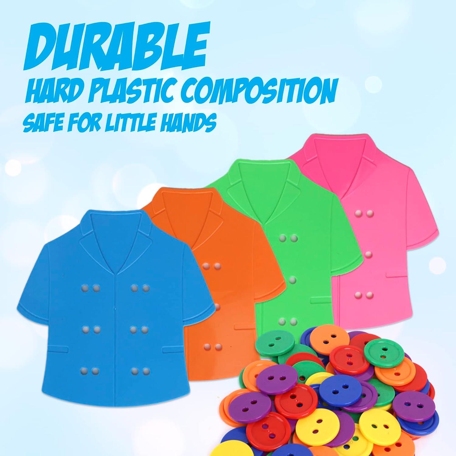 Juego de Enhebrado de Botones Point Games - 72 Piezas