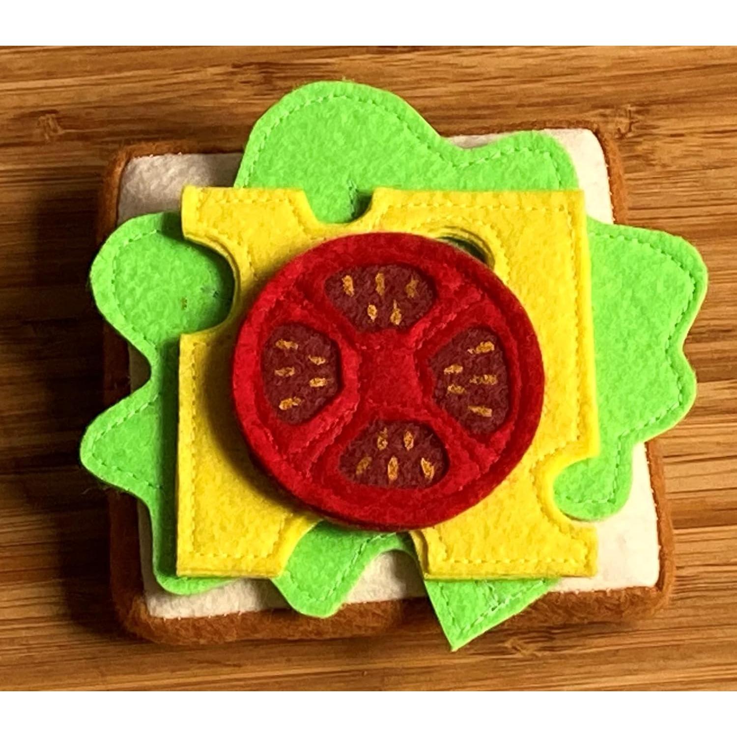 Juego de Desayuno de Fieltro Hecho a Mano - 26 Piezas Montessori