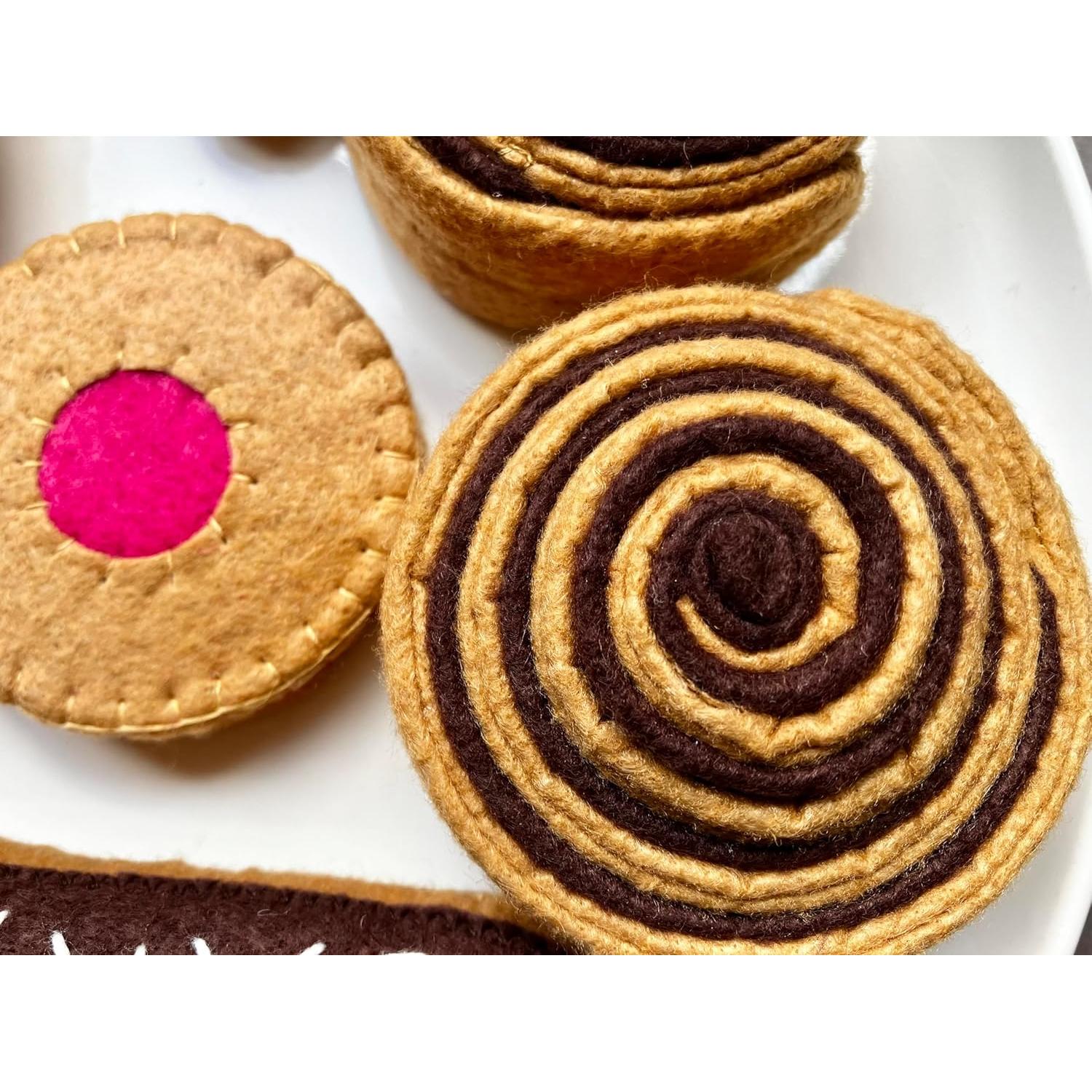 Juego de Panadería de Fieltro Hecho a Mano MorkuzuNY - 5 Piezas