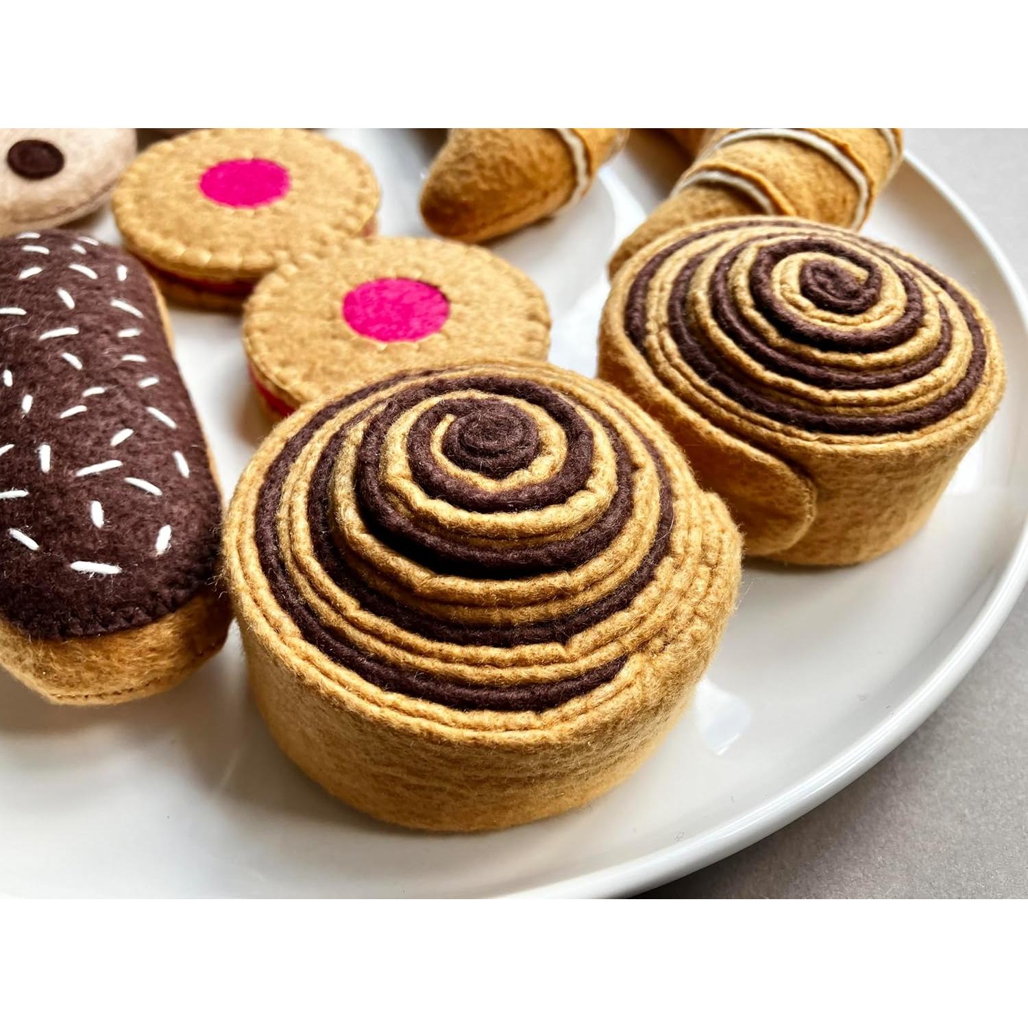 Juego de Panadería de Fieltro Hecho a Mano MorkuzuNY - 5 Piezas