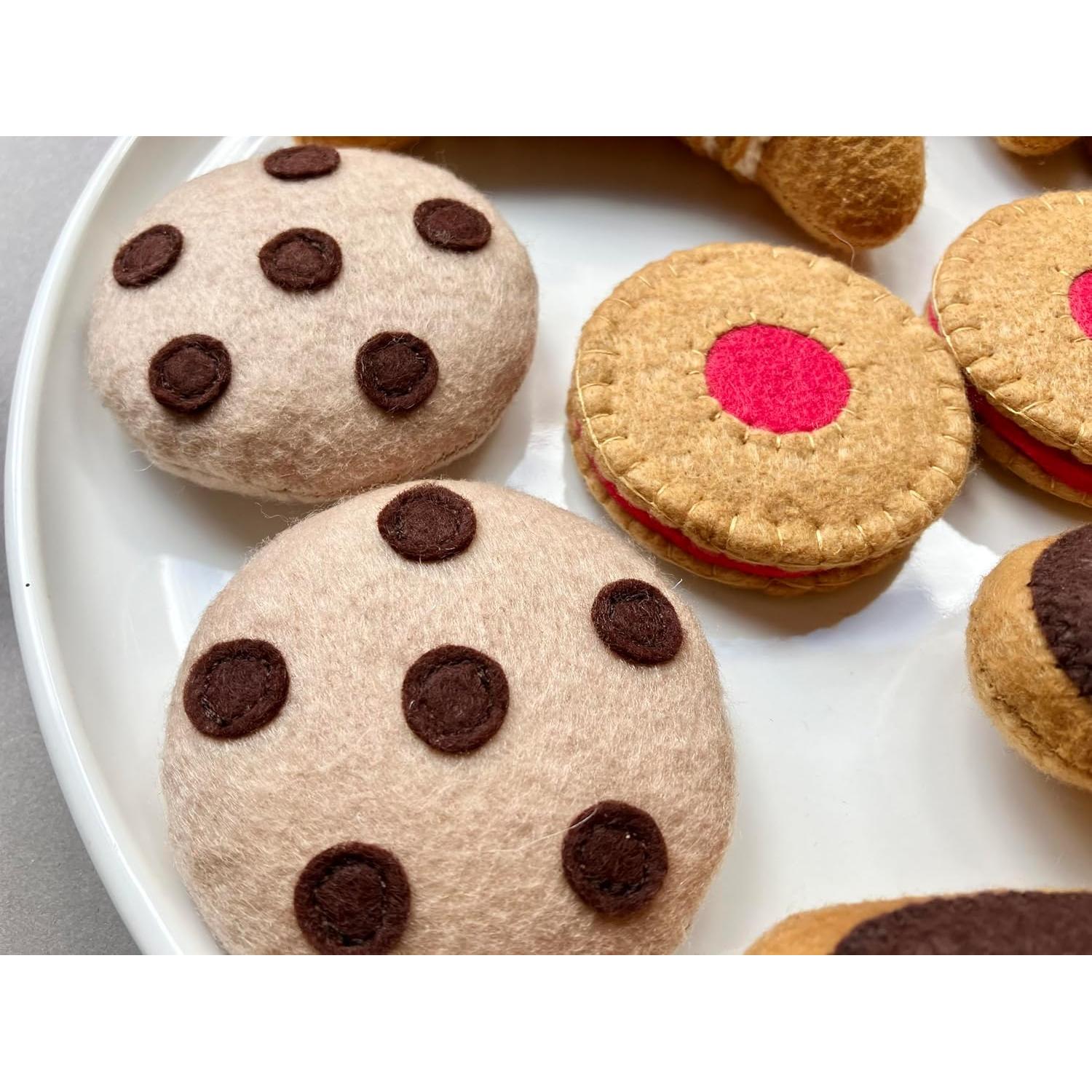 Juego de Panadería de Fieltro Hecho a Mano MorkuzuNY - 5 Piezas