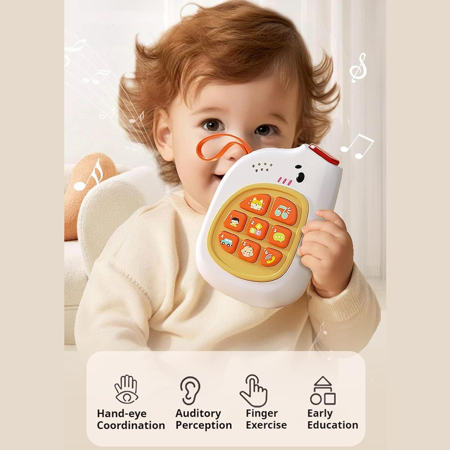 Teléfono Musical Interactivo para Bebés YT 6-12 Meses