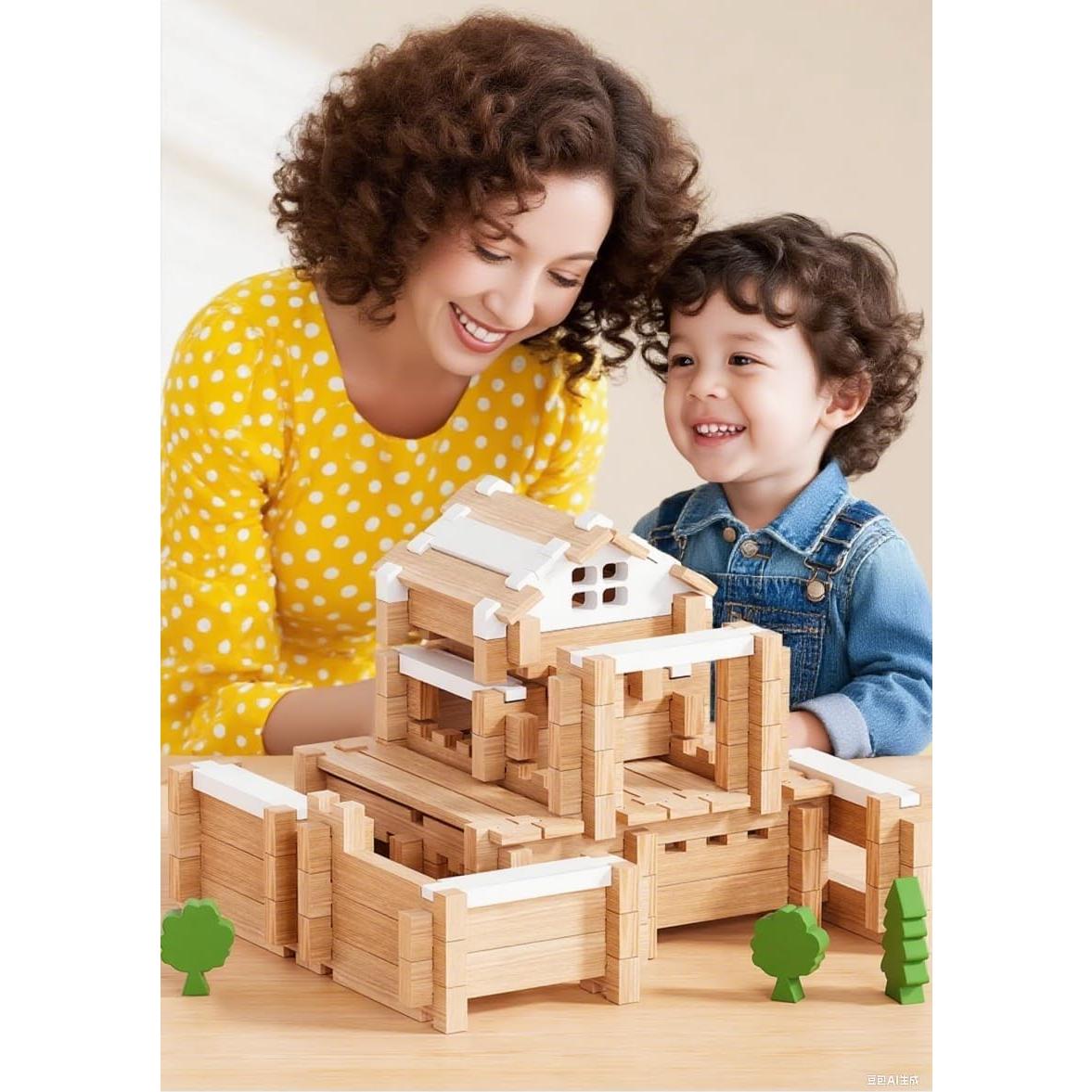 Juego de bloques de construcción de madera 105 piezas - Zhejiang Danny