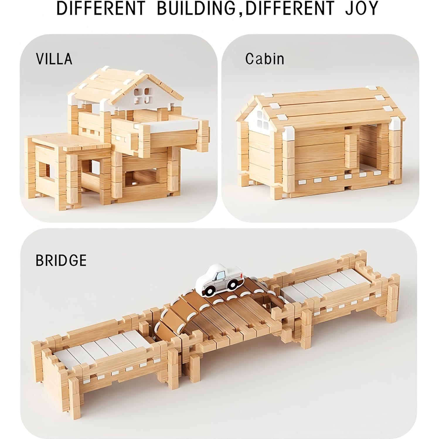 Juego de bloques de construcción de madera 105 piezas - Zhejiang Danny