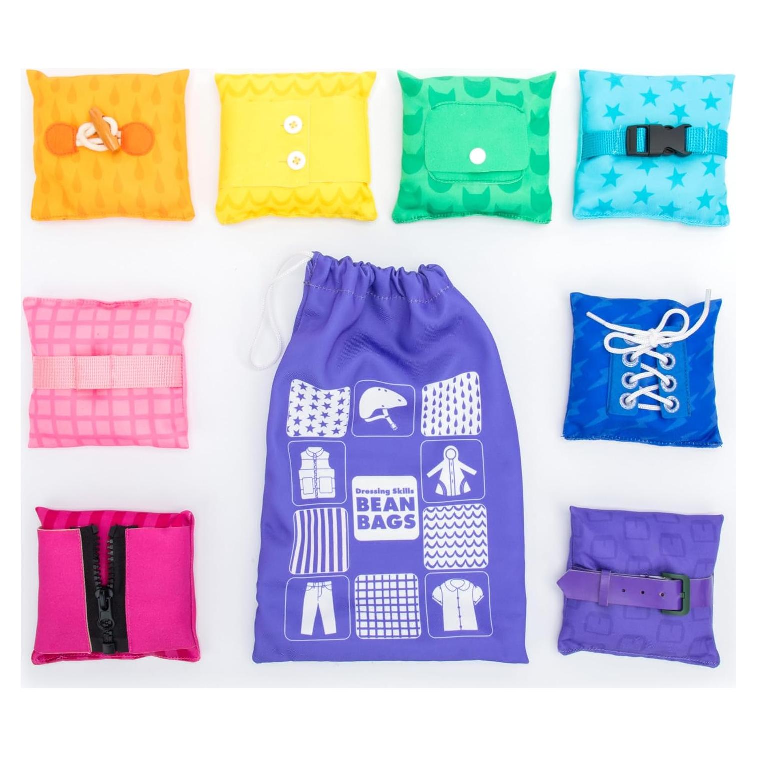 Bolsas de Frijoles para Aprender a Vestirse Educational Insights