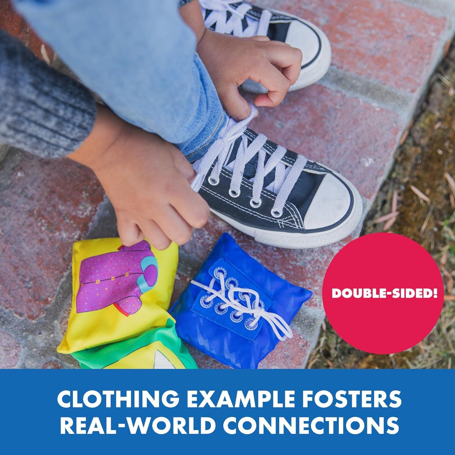 Bolsas de Frijoles para Aprender a Vestirse Educational Insights