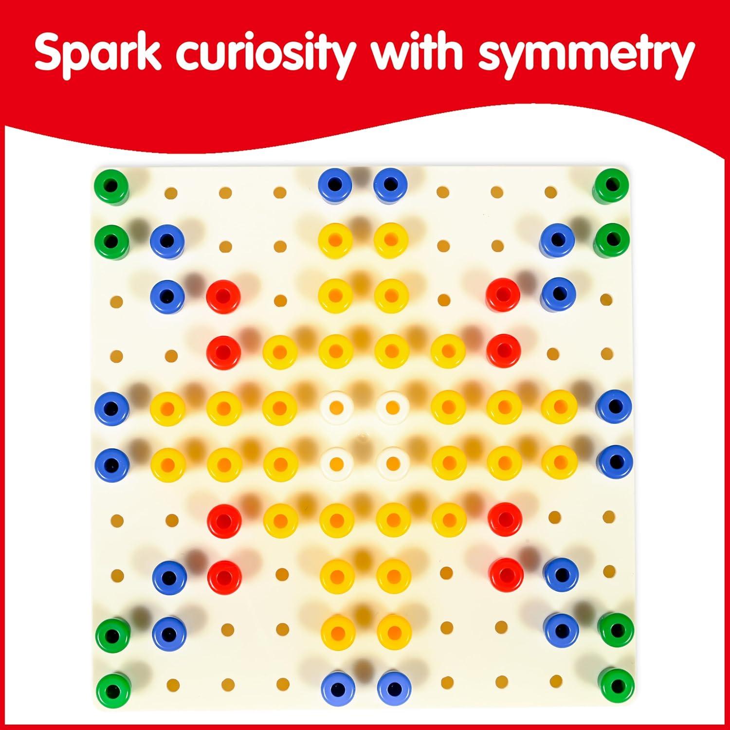 Juego de Puntas y Tableros EDX Education | 1000 Puntas | 5 Tableros | Habilidades Motoras Finas