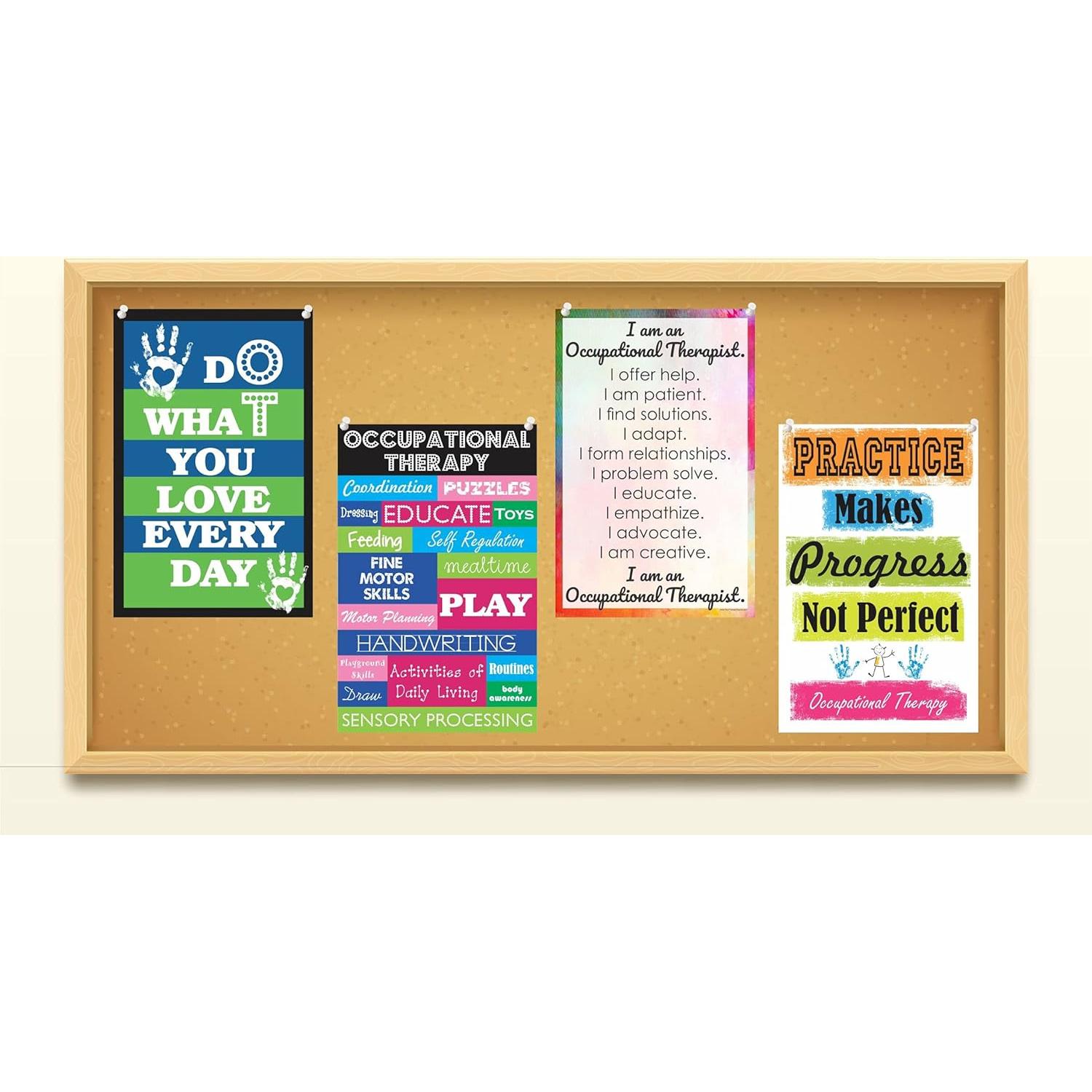 Carteles Motivacionales Terapia Ocupacional Pediátrica - Your Therapy Source