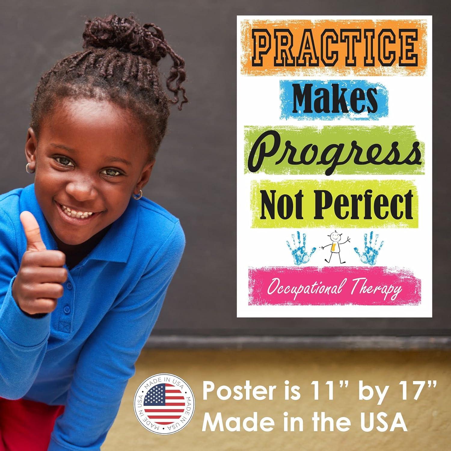 Carteles Motivacionales Terapia Ocupacional Pediátrica - Your Therapy Source