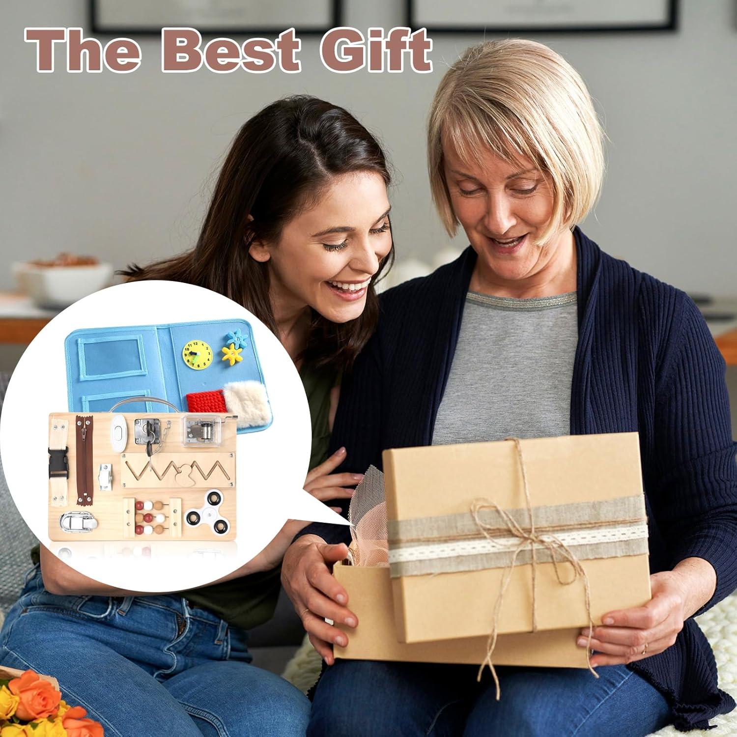 Tablero Sensorial y Manta de Actividad Lontcs para Demencia