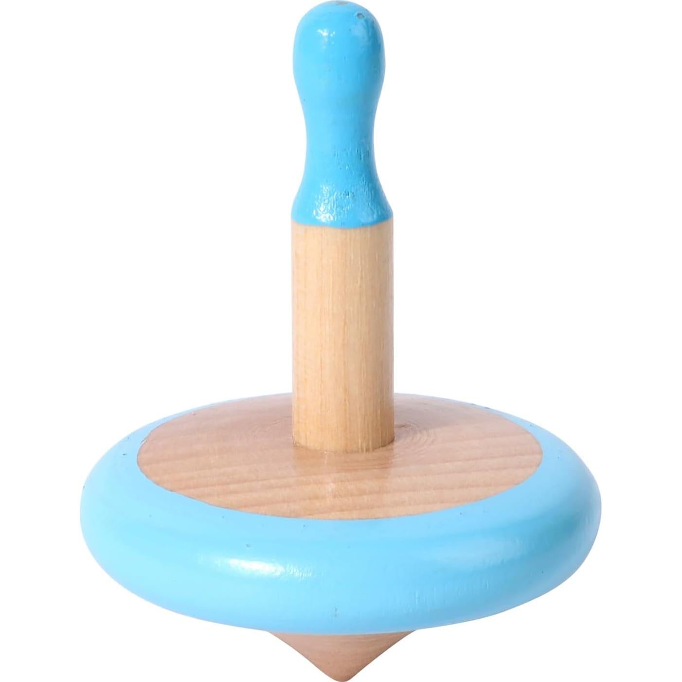 Trompos de Madera WODI - Juguetes Educativos para Niños 4 Piezas