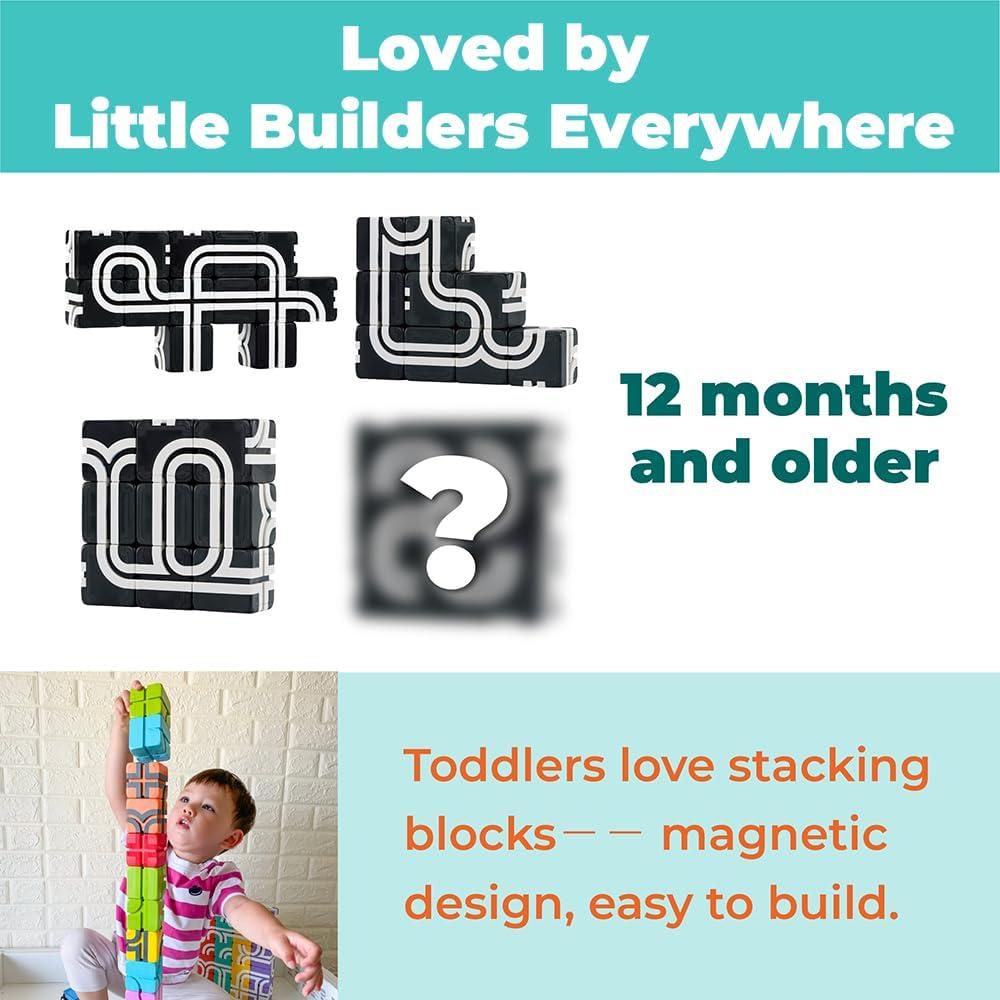 Juguetes Magnéticos para Bebés QBI 0-12 Meses - 9 Piezas