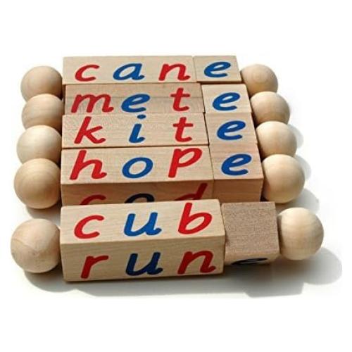 Bloques de Lectura Quality Montessori - Juguete Educativo Madera