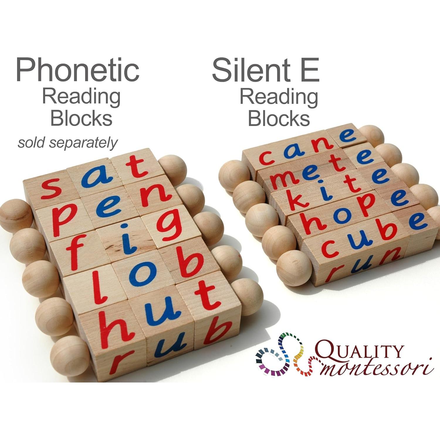 Bloques de Lectura Quality Montessori - Juguete Educativo Madera