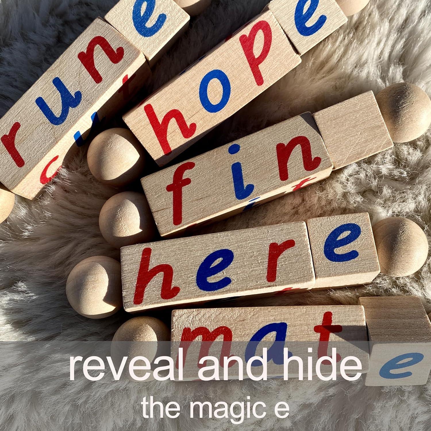 Bloques de Lectura Quality Montessori - Juguete Educativo Madera