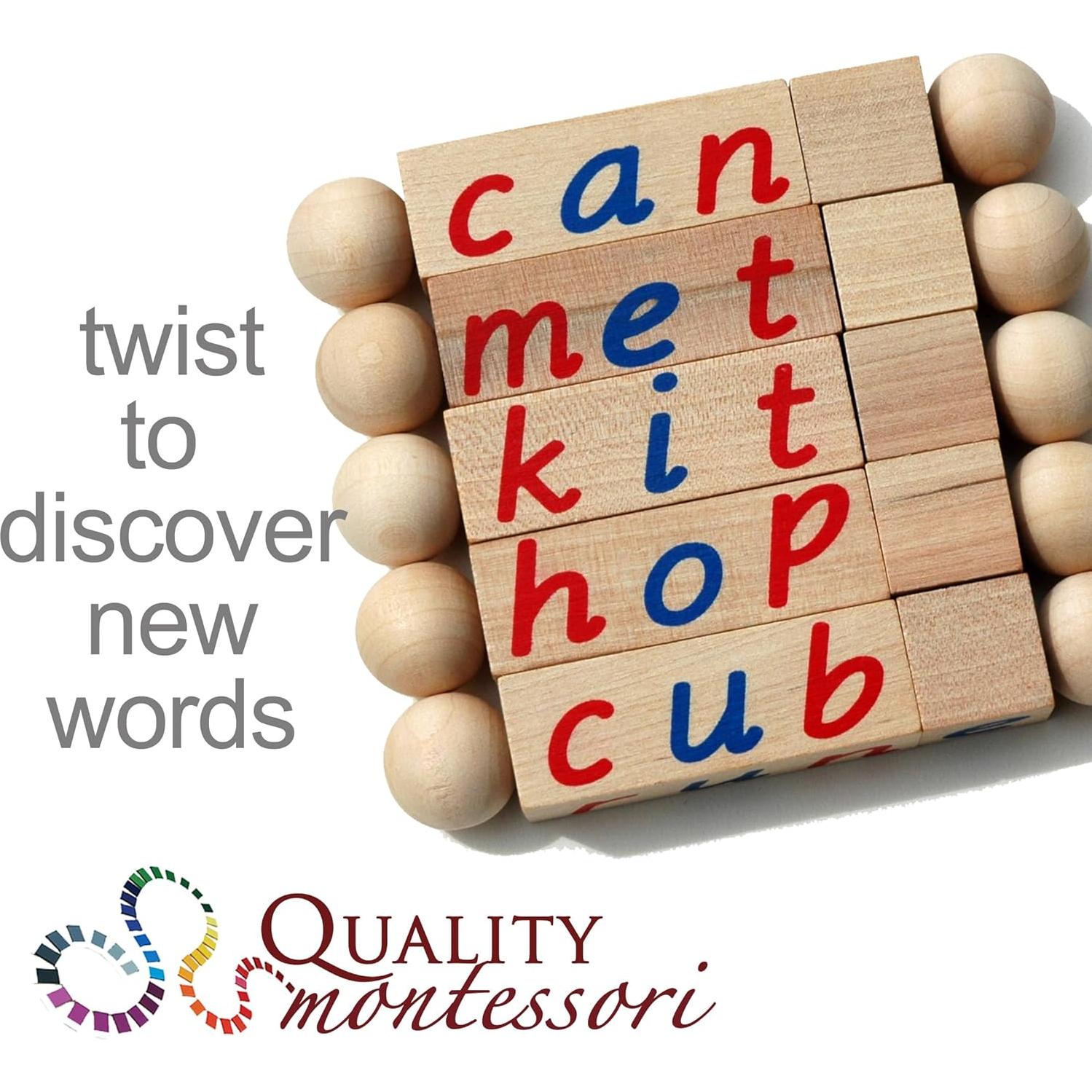 Bloques de Lectura Quality Montessori - Juguete Educativo Madera