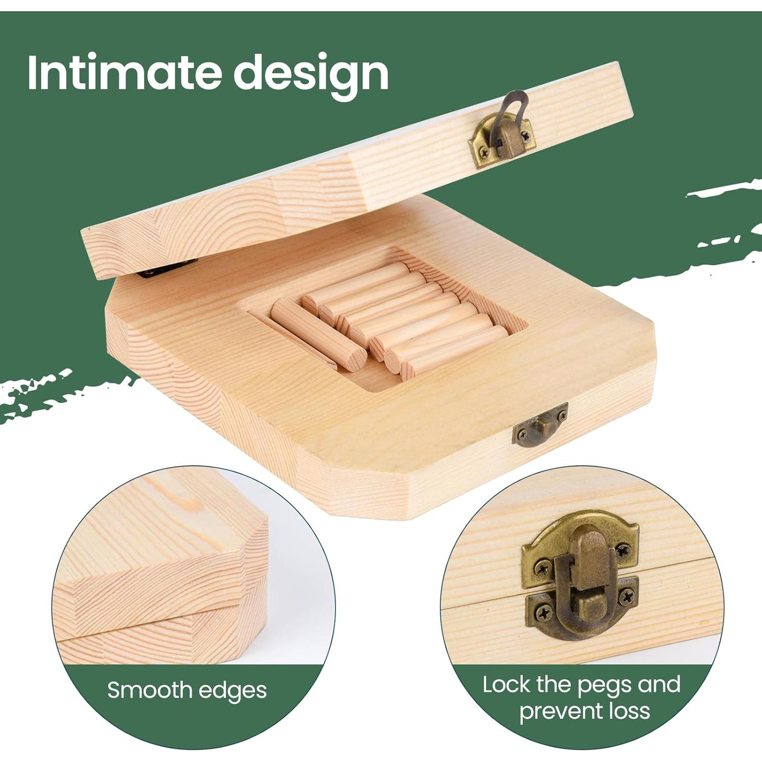 Tablero de Clavos de Madera YiePhiot para Terapia Ocupacional