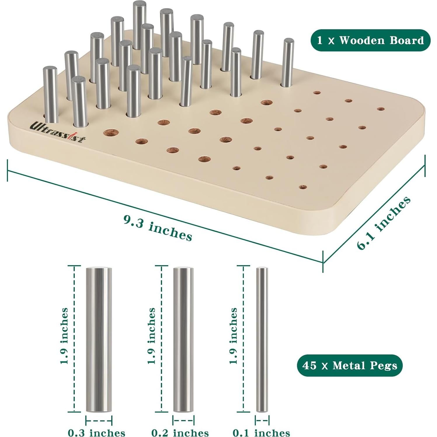 Tablero de Clavos de Madera Ultrassist para Terapia Ocupacional