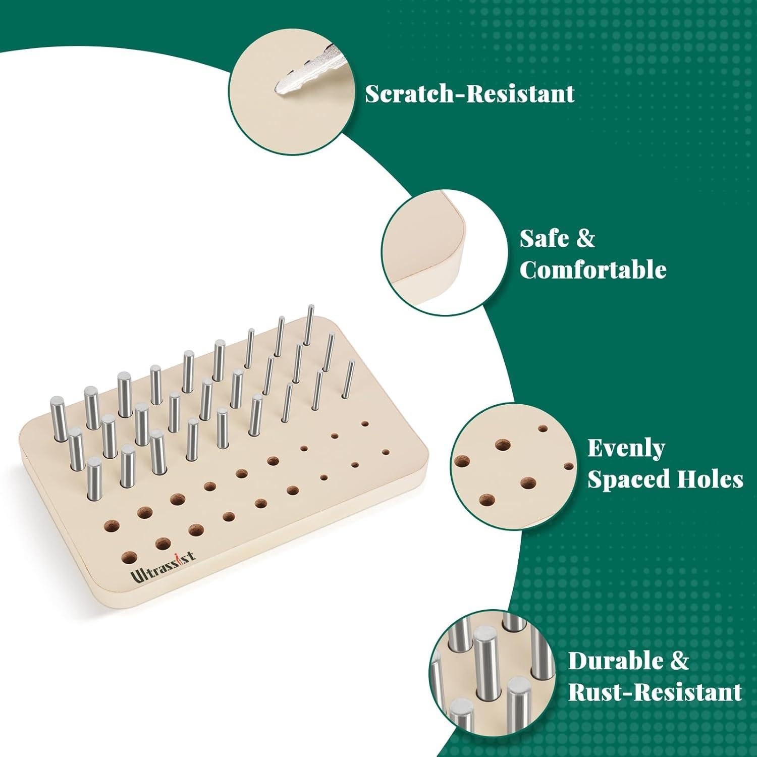 Tablero de Clavos de Madera Ultrassist para Terapia Ocupacional