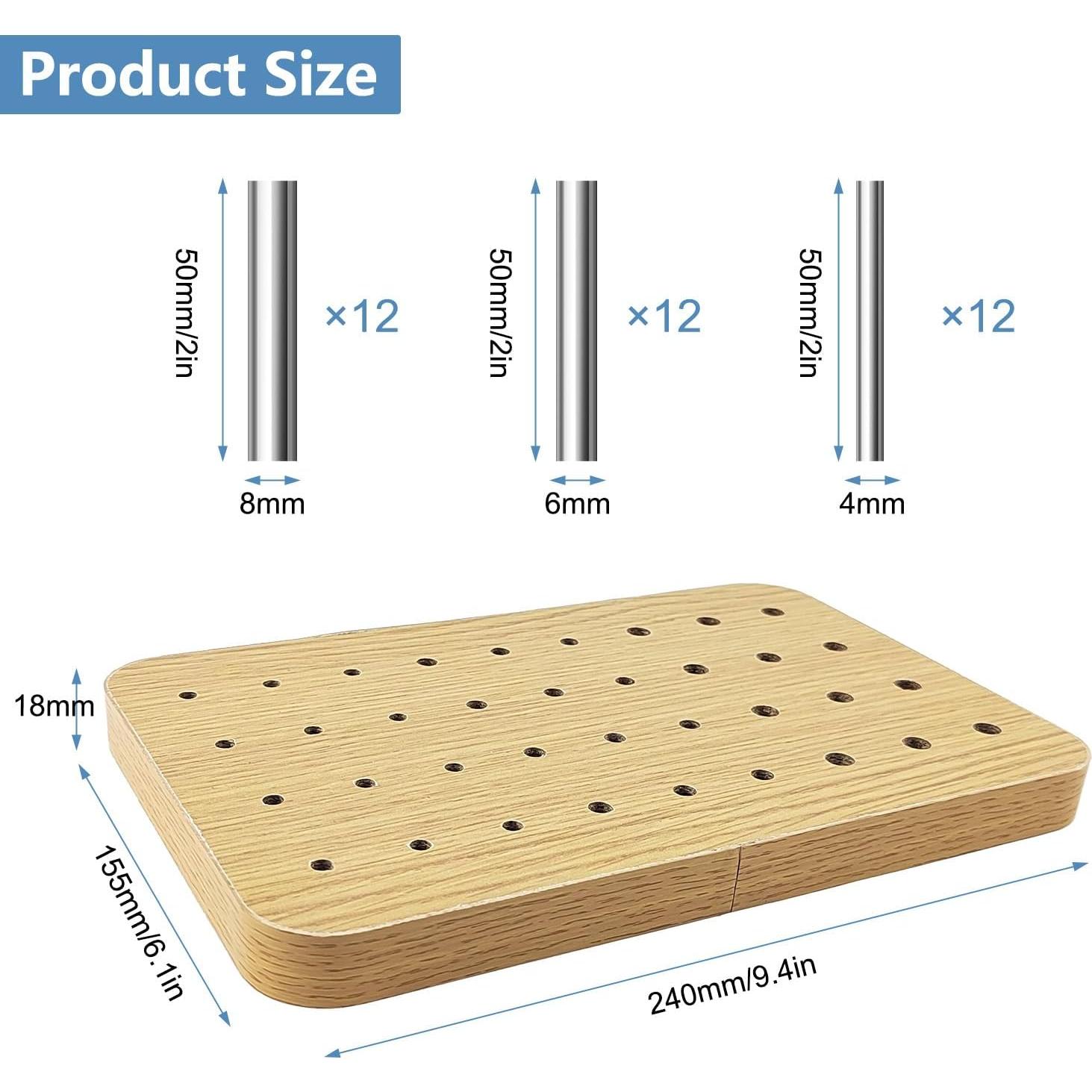Tablero de Clavos de Madera Choonjin 36 Agujeros Terapia Ocupacional