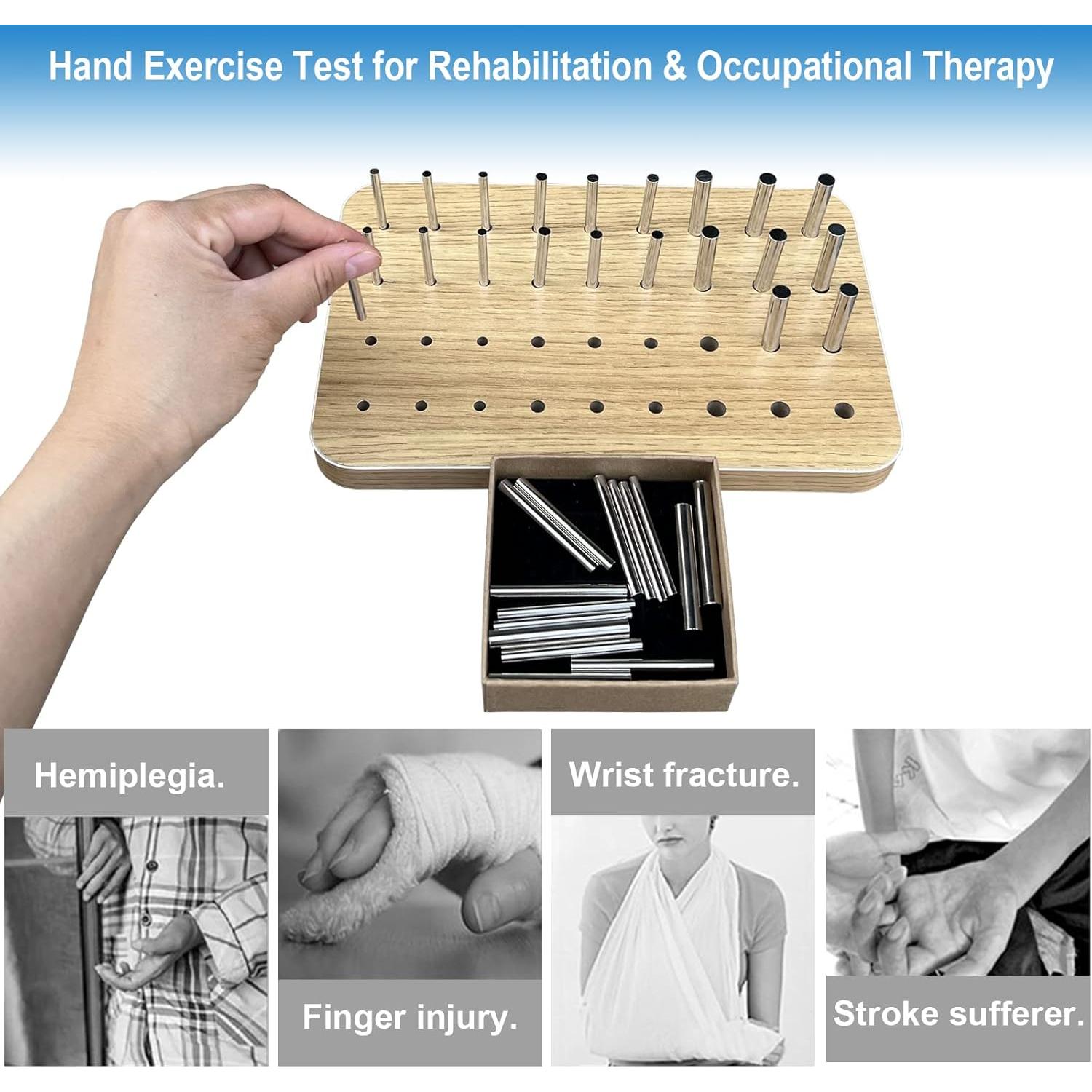 Tablero de Clavos de Madera Muxiano 36 Agujeros Rehabilitación