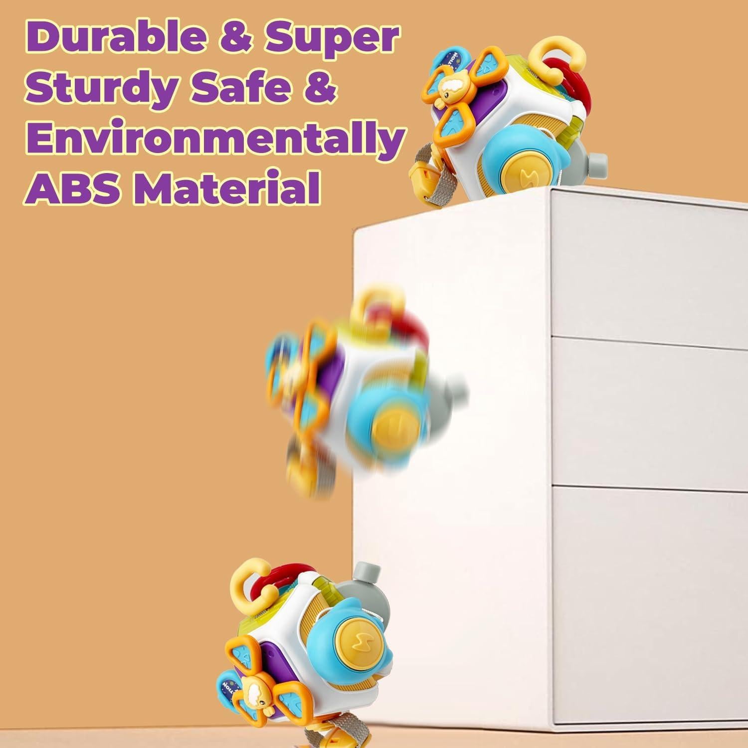 Cubo Ocupado Montessori WYCYJU 10 en 1 para Niños 1-3 Años